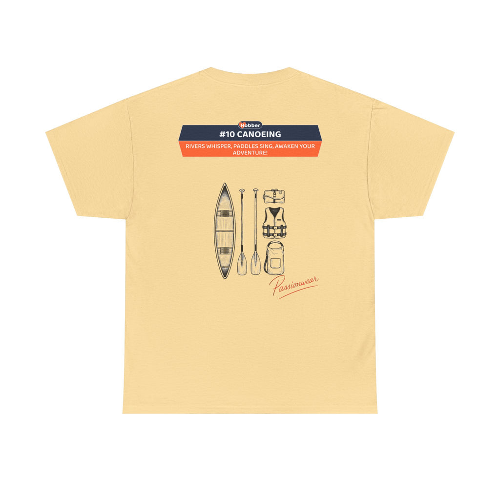 Hobber Unisex Sports & Adventure T-Shirt, #10 Canoeing