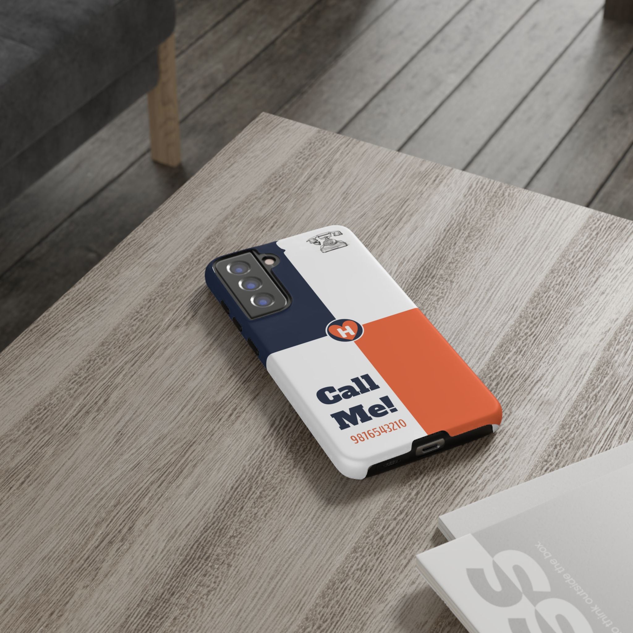 Hobber CallMe: Stylish Phone Case for Tough Protection, Customizable Cover, Durable Design