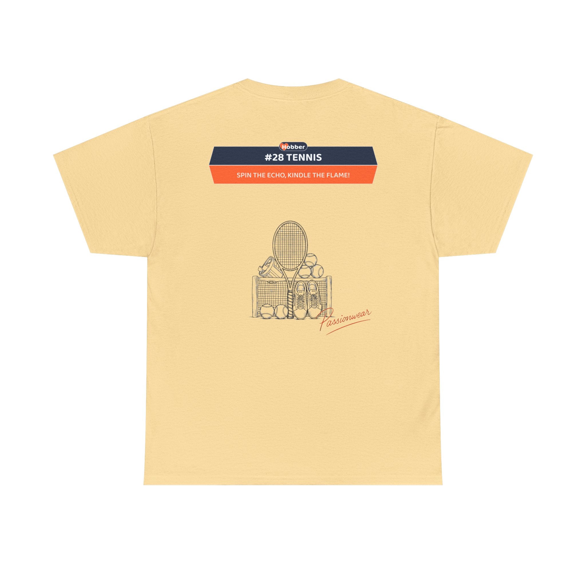 Hobber Unisex Sports & Adventure T-Shirt, #28 Tennis