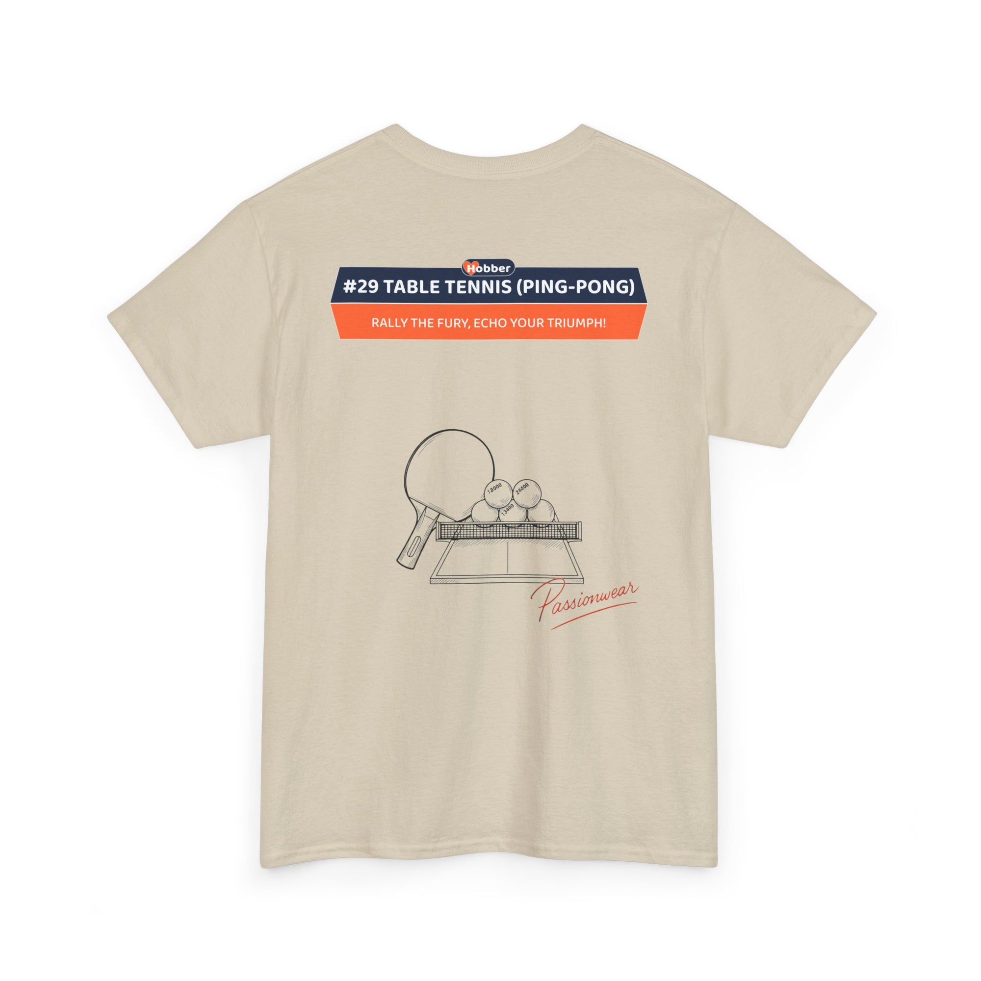 Hobber Unisex Sports & Adventure T-Shirt, #29 Table tennis (Ping-pong)