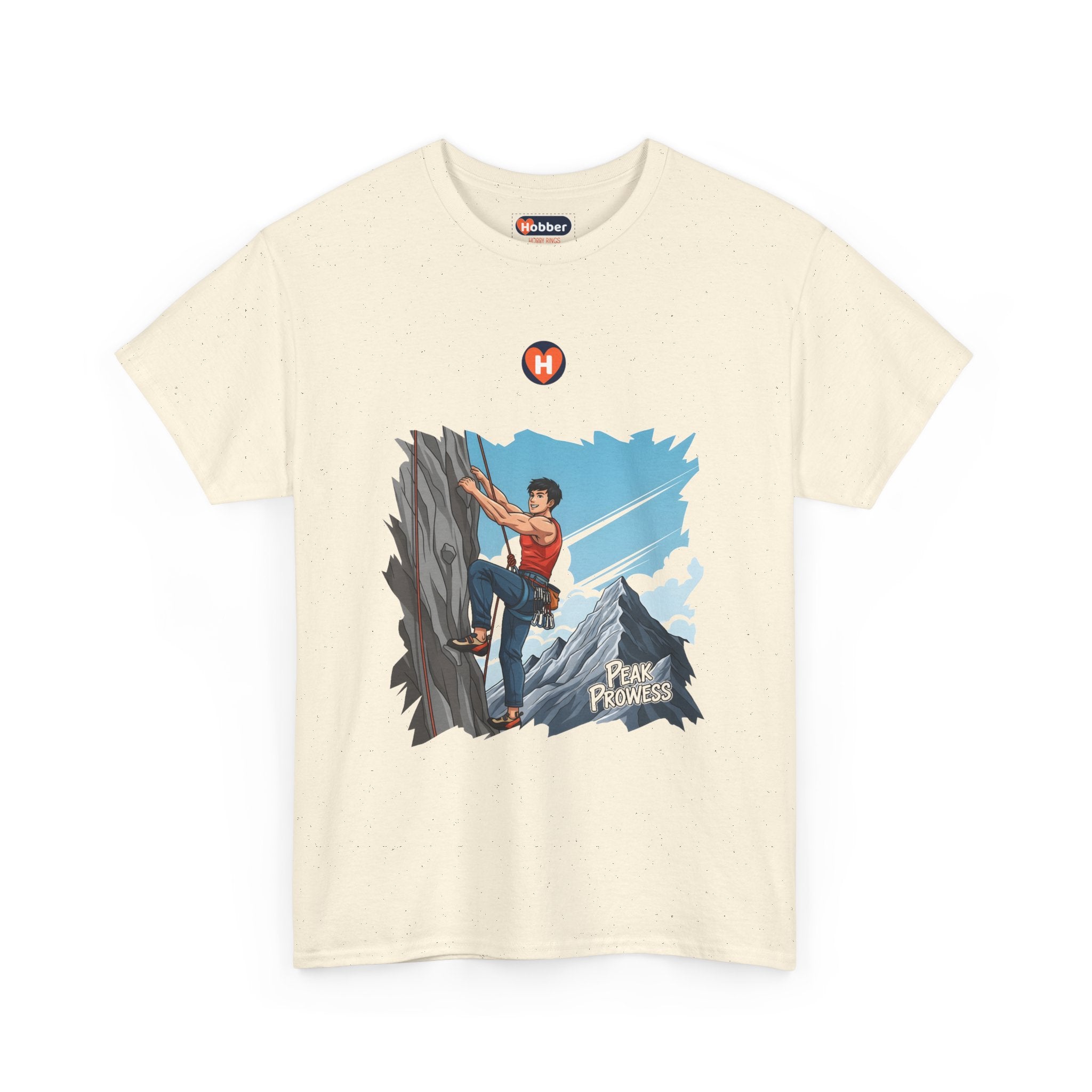 Hobber Mens Sports & Adventure T-Shirt, #43 Climbing (Rock)