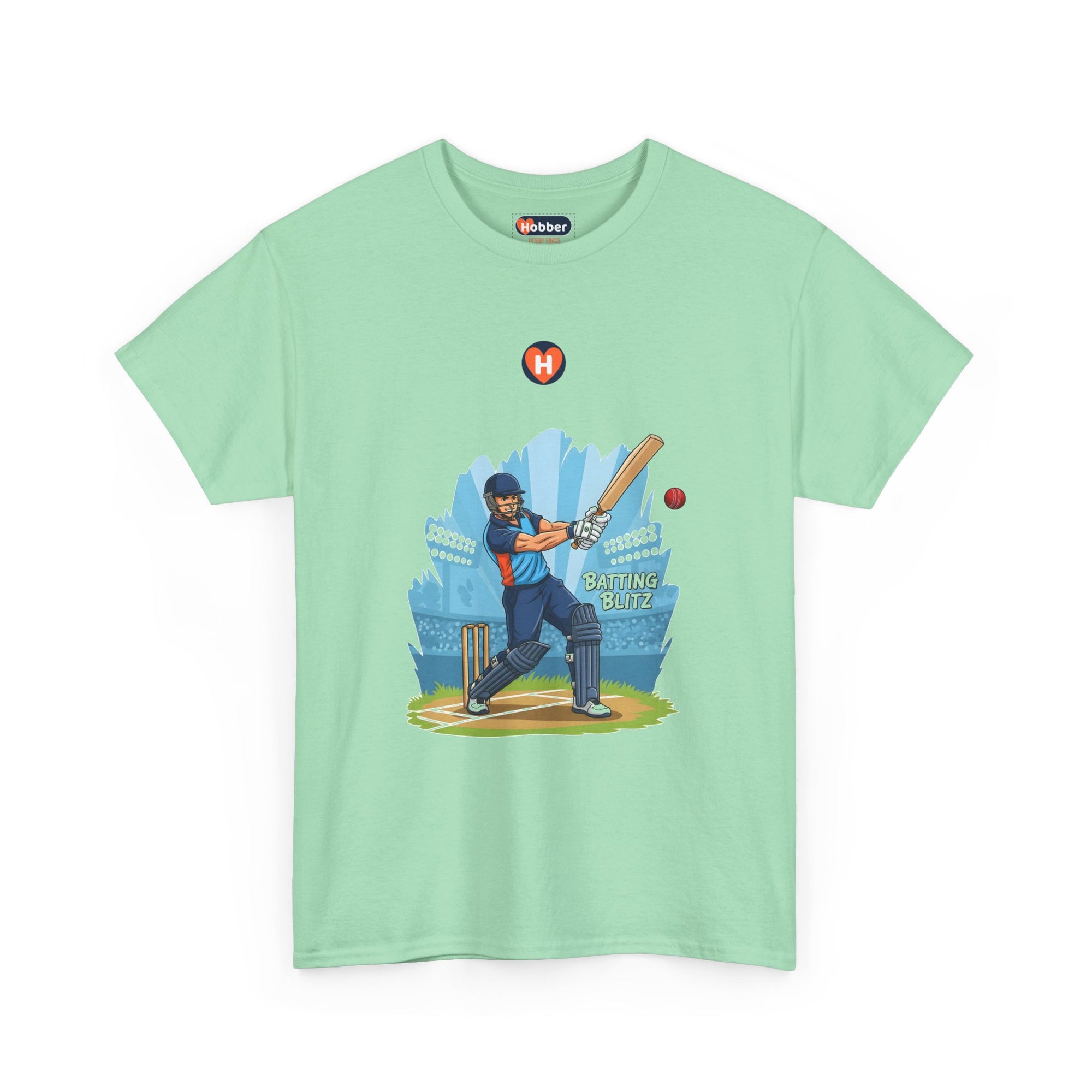 Hobber Mens Sports & Adventure T-Shirt, #25 Cricket