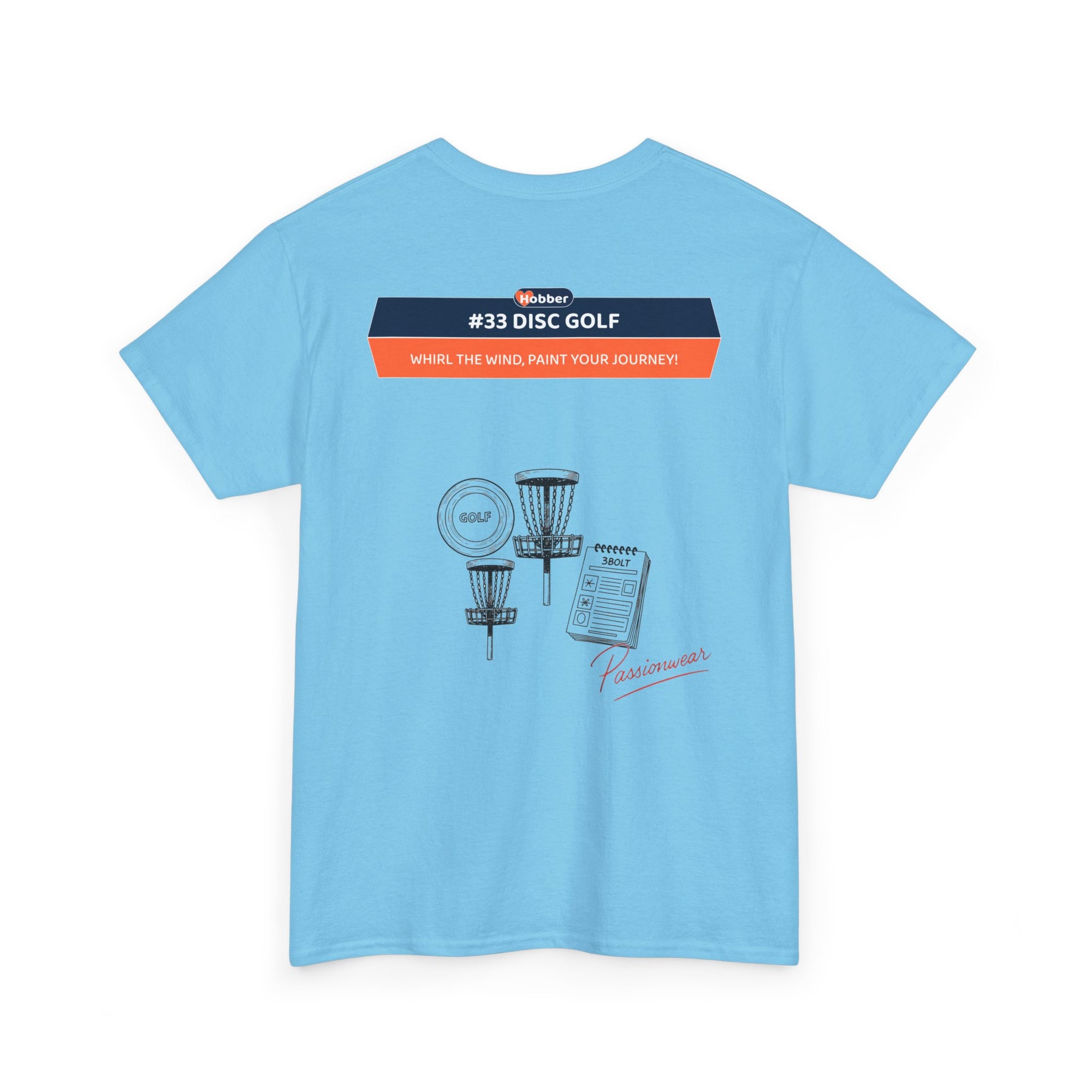 Hobber Unisex Sports & Adventure T-Shirt, #33 Disc golf