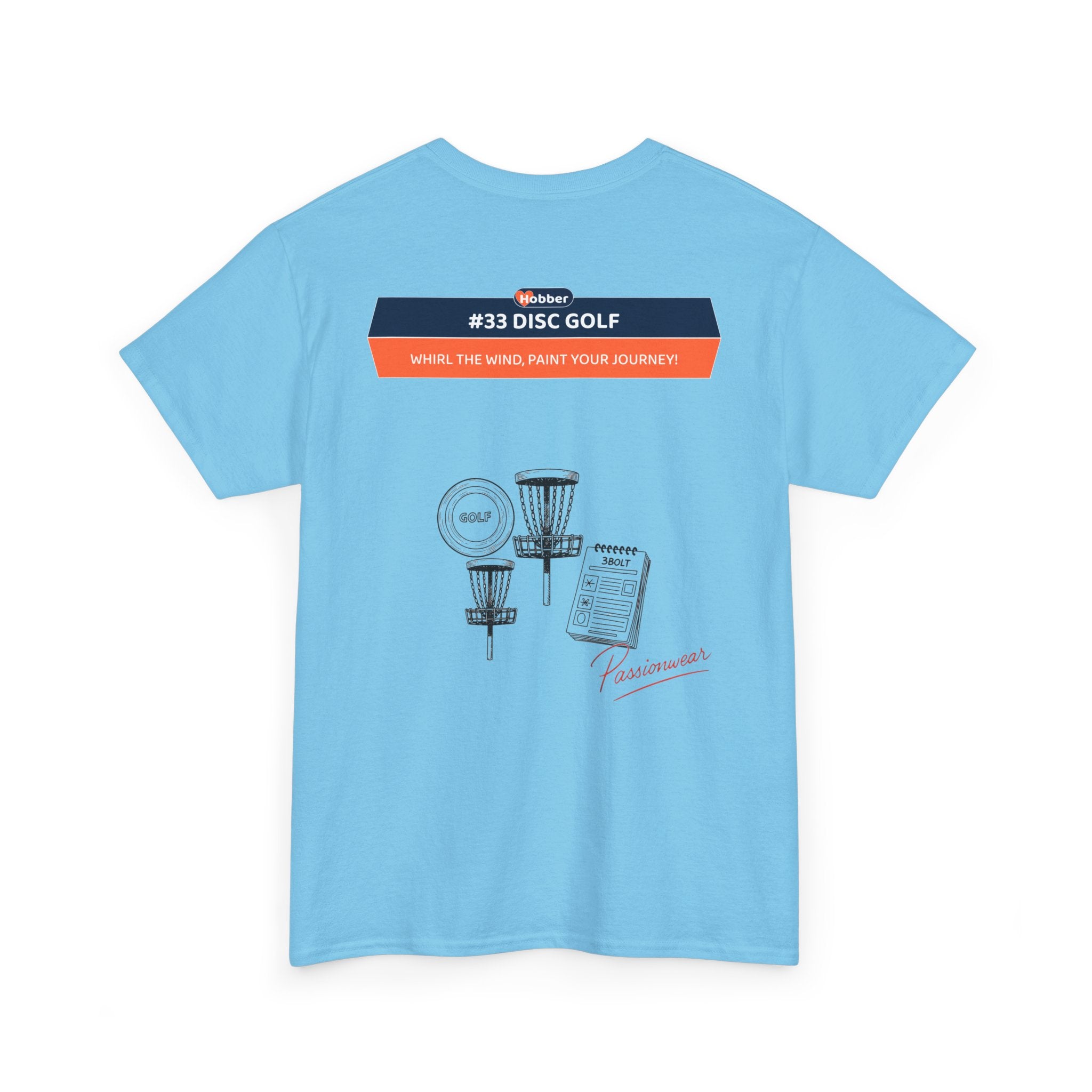 Hobber Unisex Sports & Adventure T-Shirt, #33 Disc golf