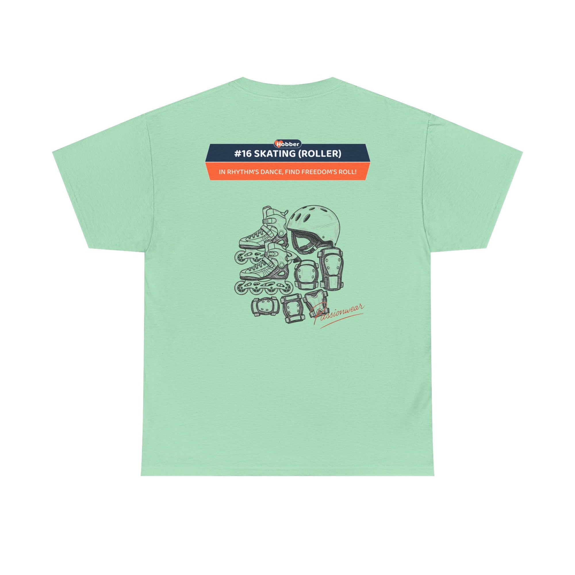 Hobber Unisex Sports & Adventure T-Shirt, #16 Skating (Roller)