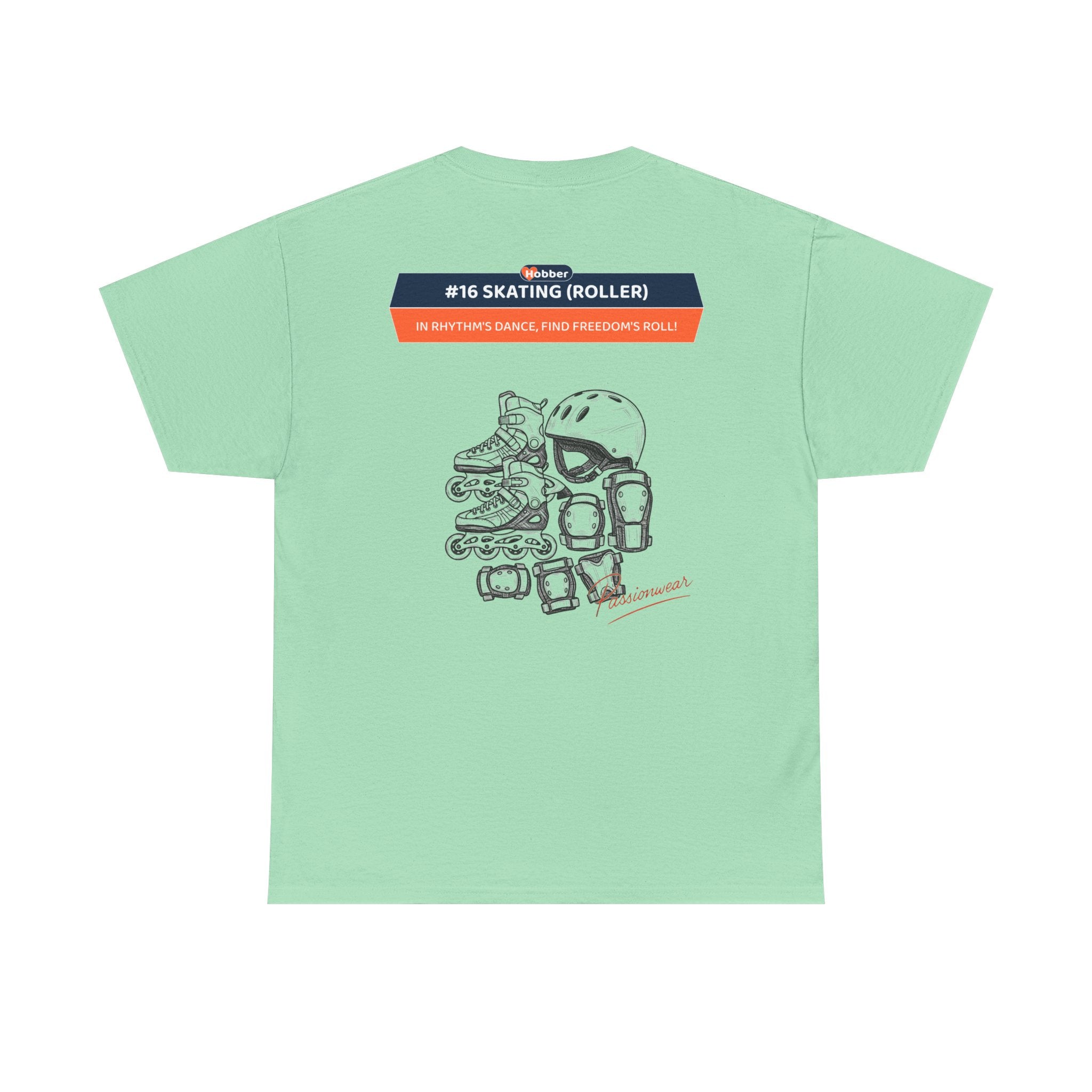 Hobber Unisex Sports & Adventure T-Shirt, #16 Skating (Roller)