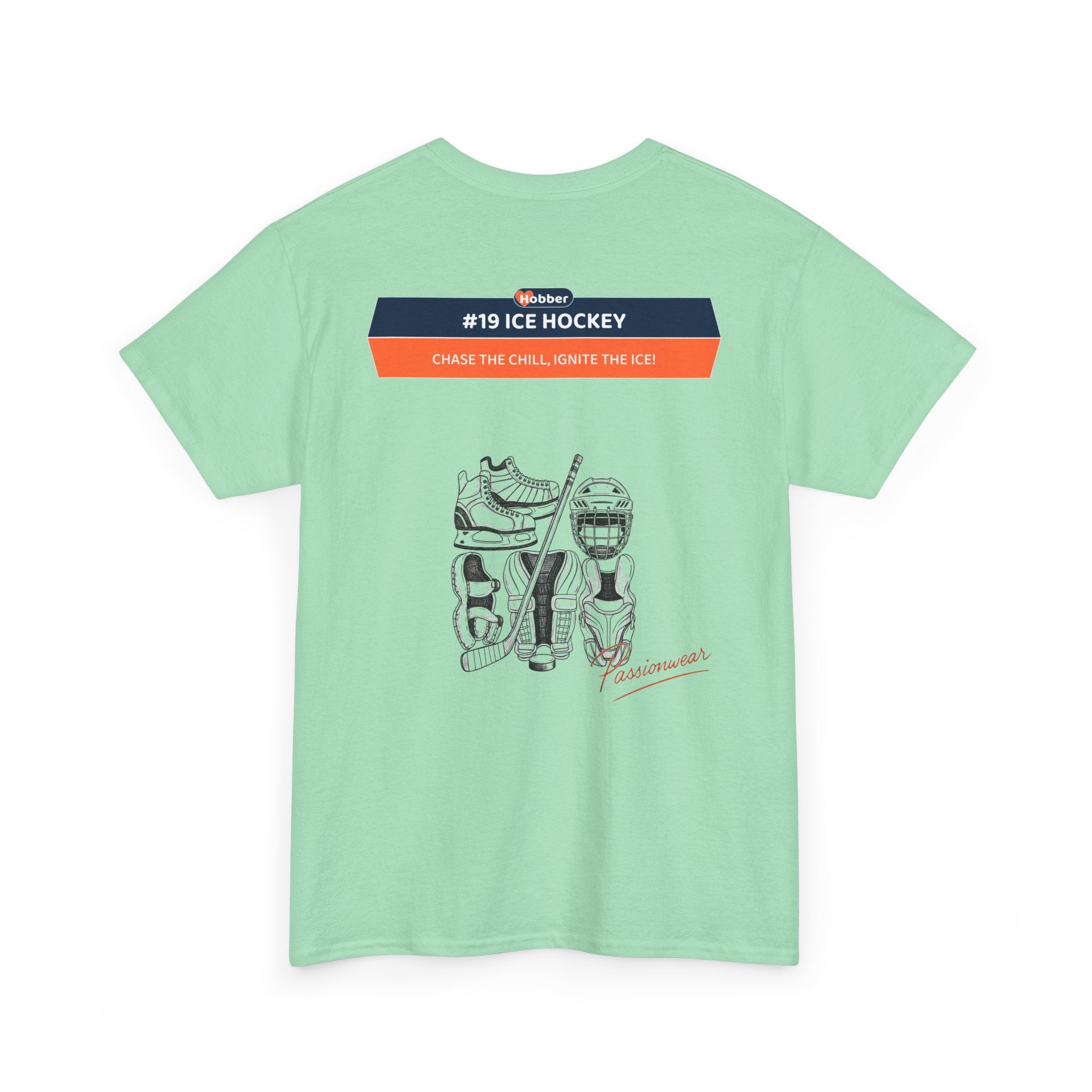 Hobber Mens Sports & Adventure T-Shirt, #19 Ice hockey