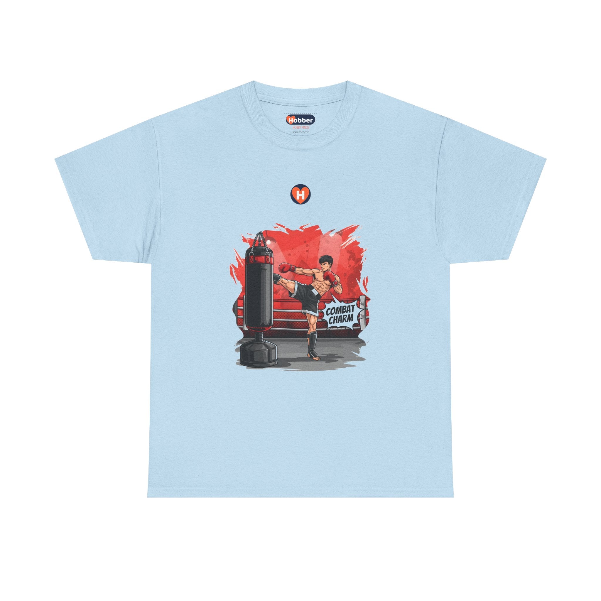 Hobber Mens Sports & Adventure T-Shirt, #48 Kickboxing