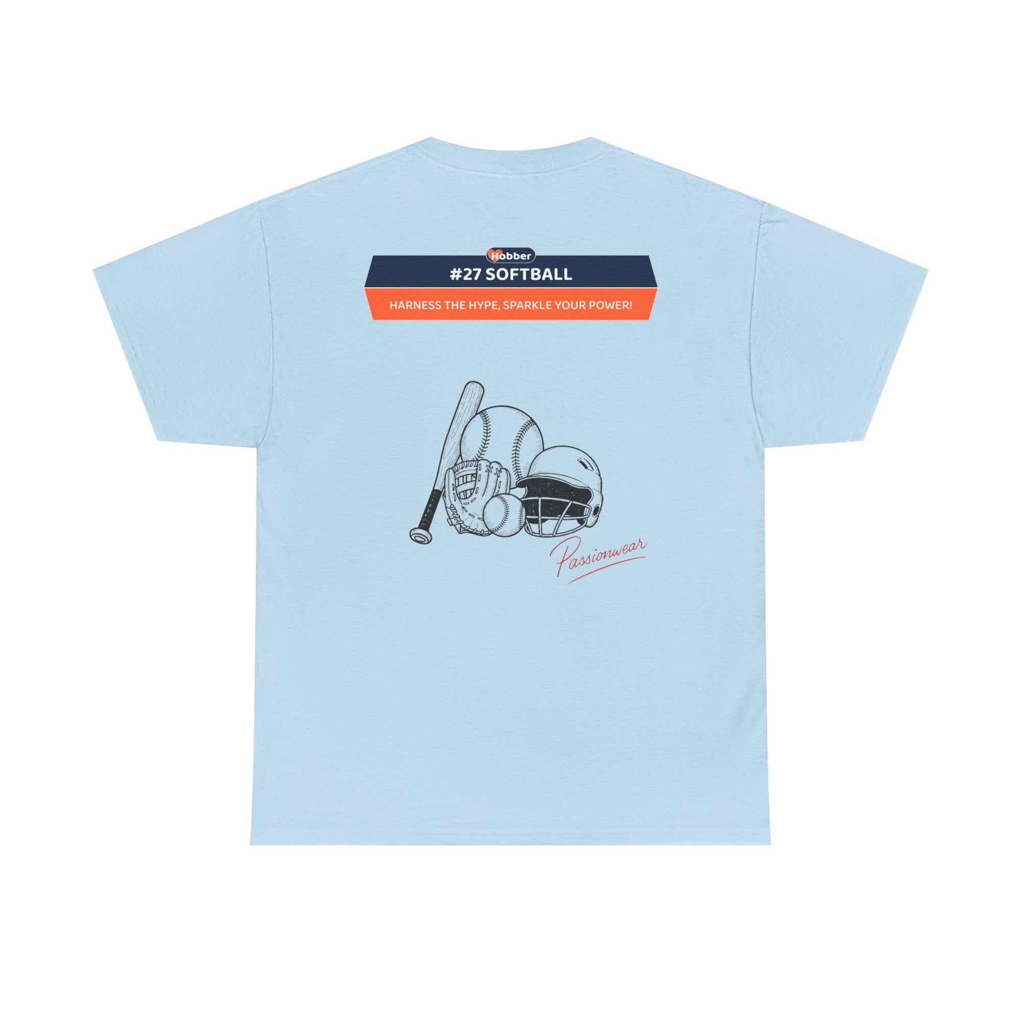 Hobber Unisex Sports & Adventure T-Shirt, #27 Softball