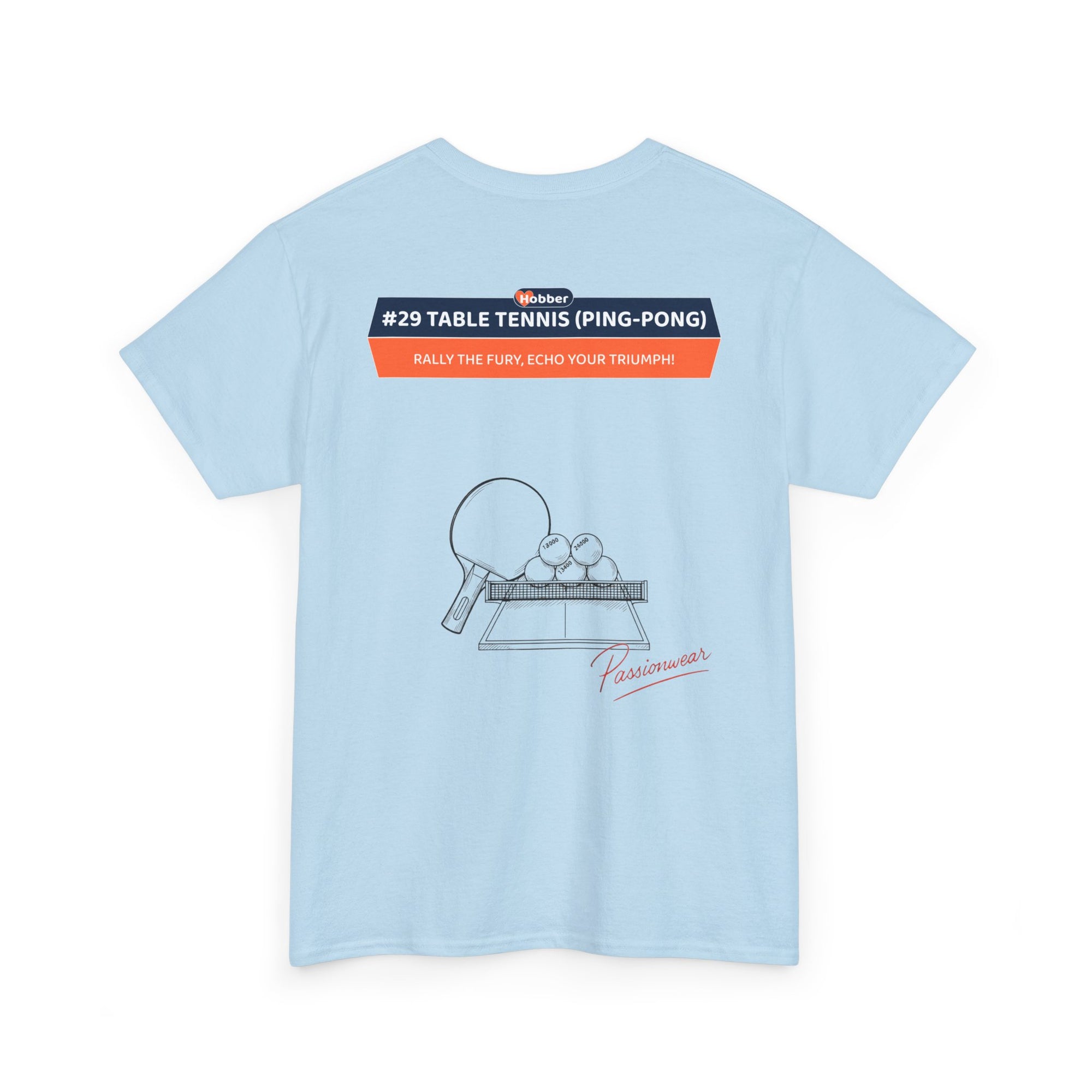 Hobber Unisex Sports & Adventure T-Shirt, #29 Table tennis (Ping-pong)