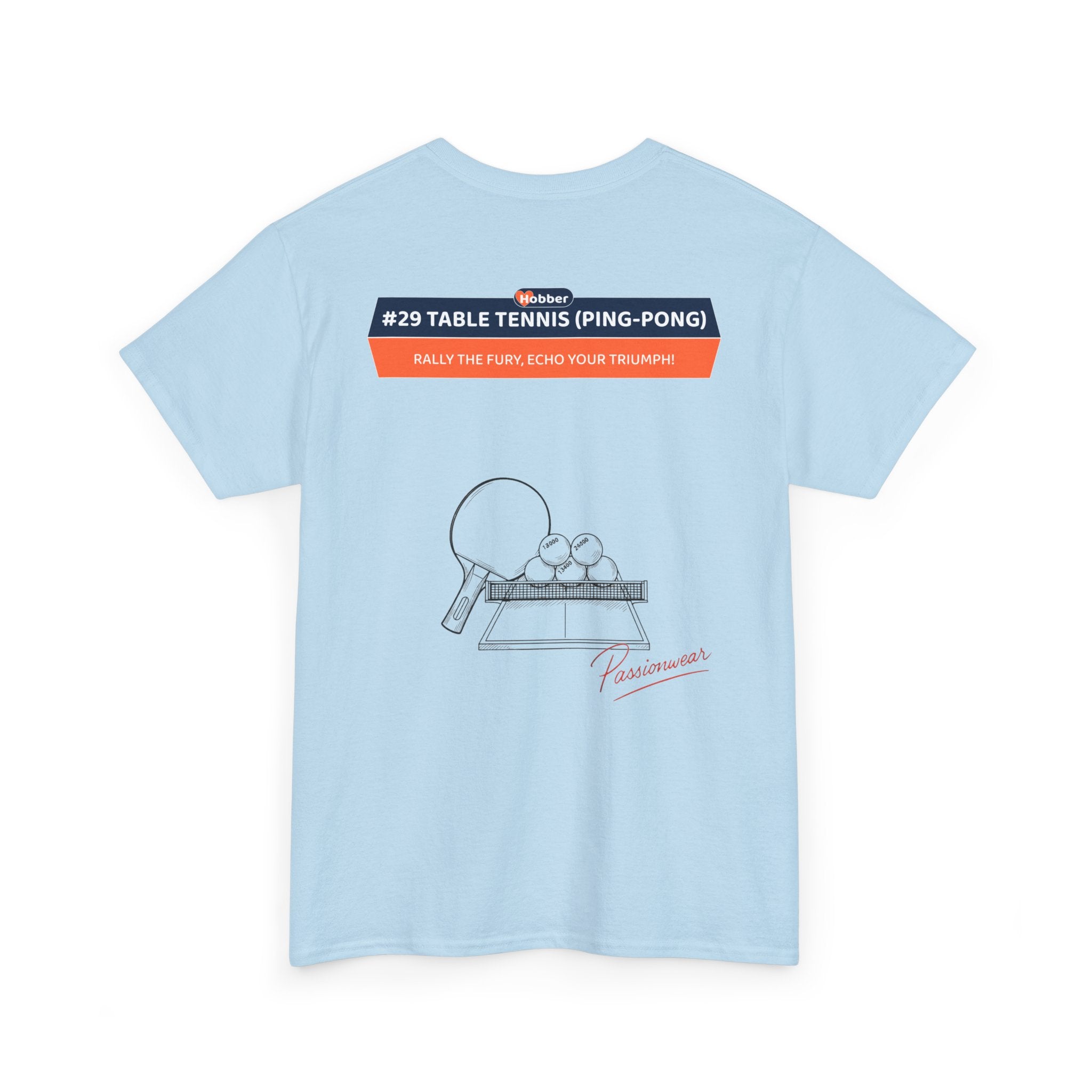 Hobber Unisex Sports & Adventure T-Shirt, #29 Table tennis (Ping-pong)