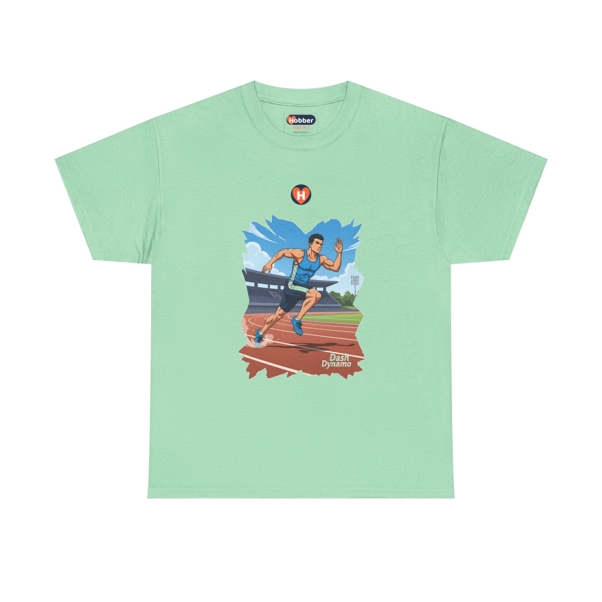 Hobber Mens Sports & Adventure T-Shirt, #38 Sprinting