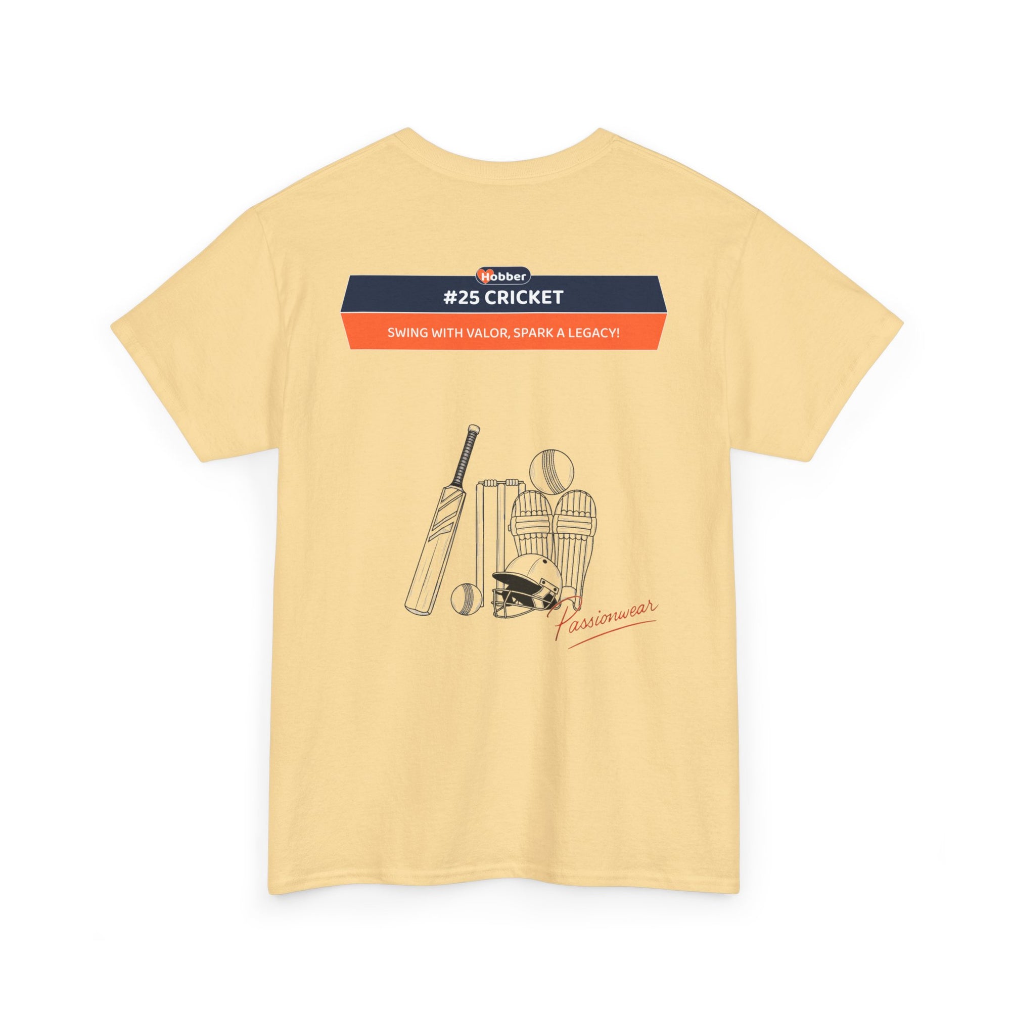Hobber Mens Sports & Adventure T-Shirt, #25 Cricket