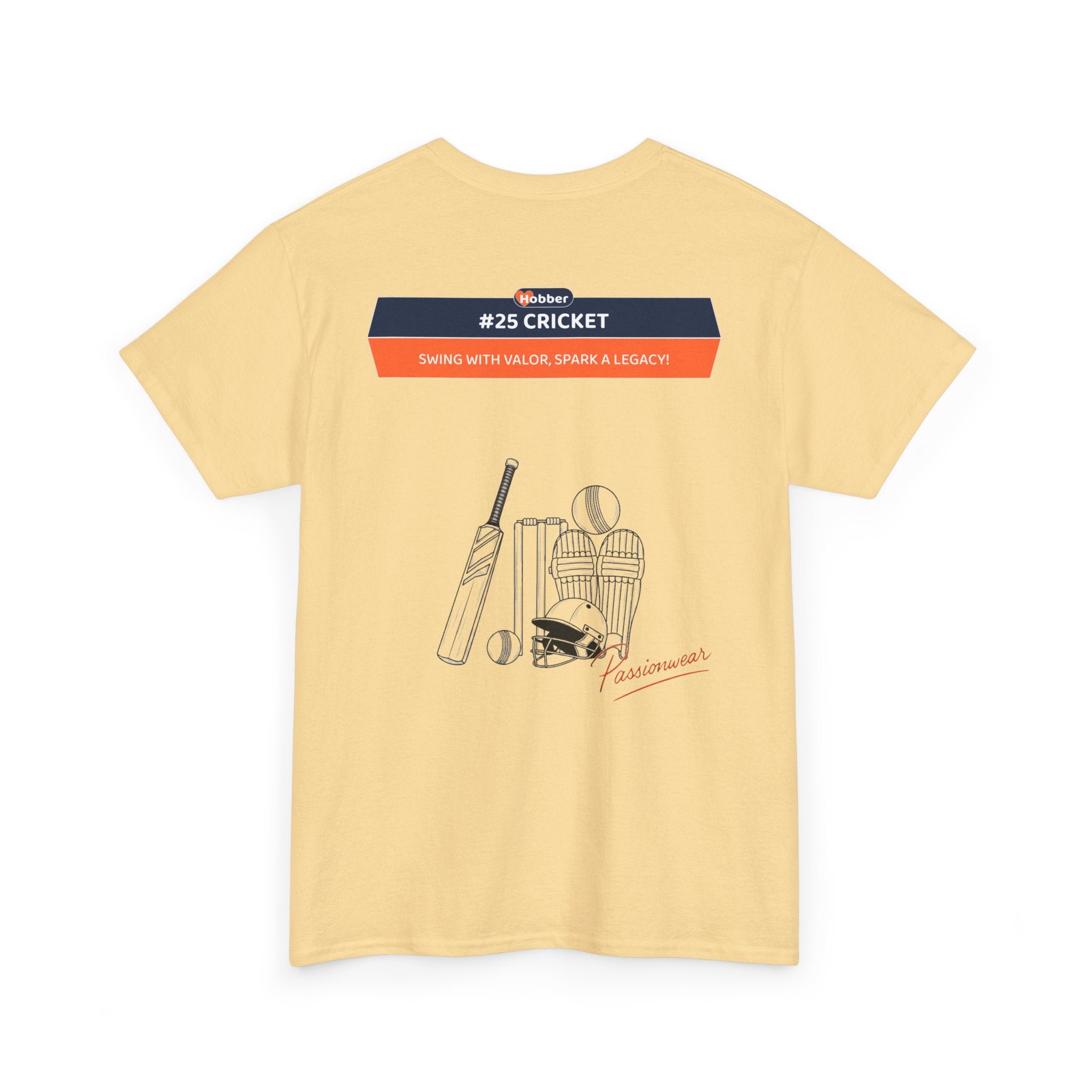 Hobber Mens Sports & Adventure T-Shirt, #25 Cricket