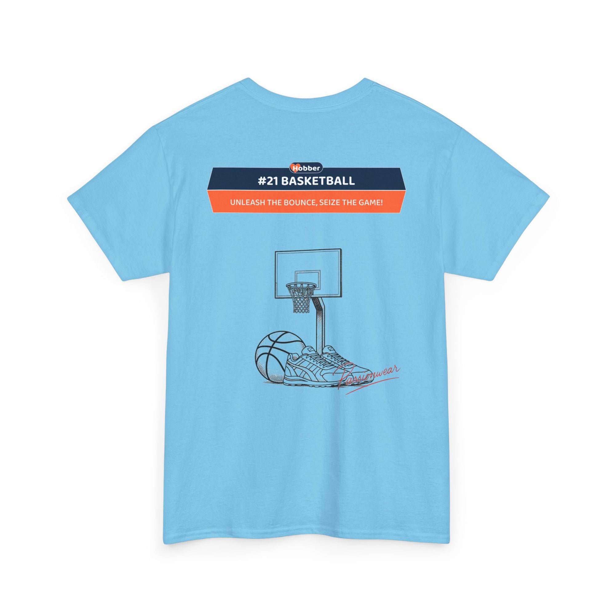 Hobber Mens Sports & Adventure T-Shirt, #21 Basketball