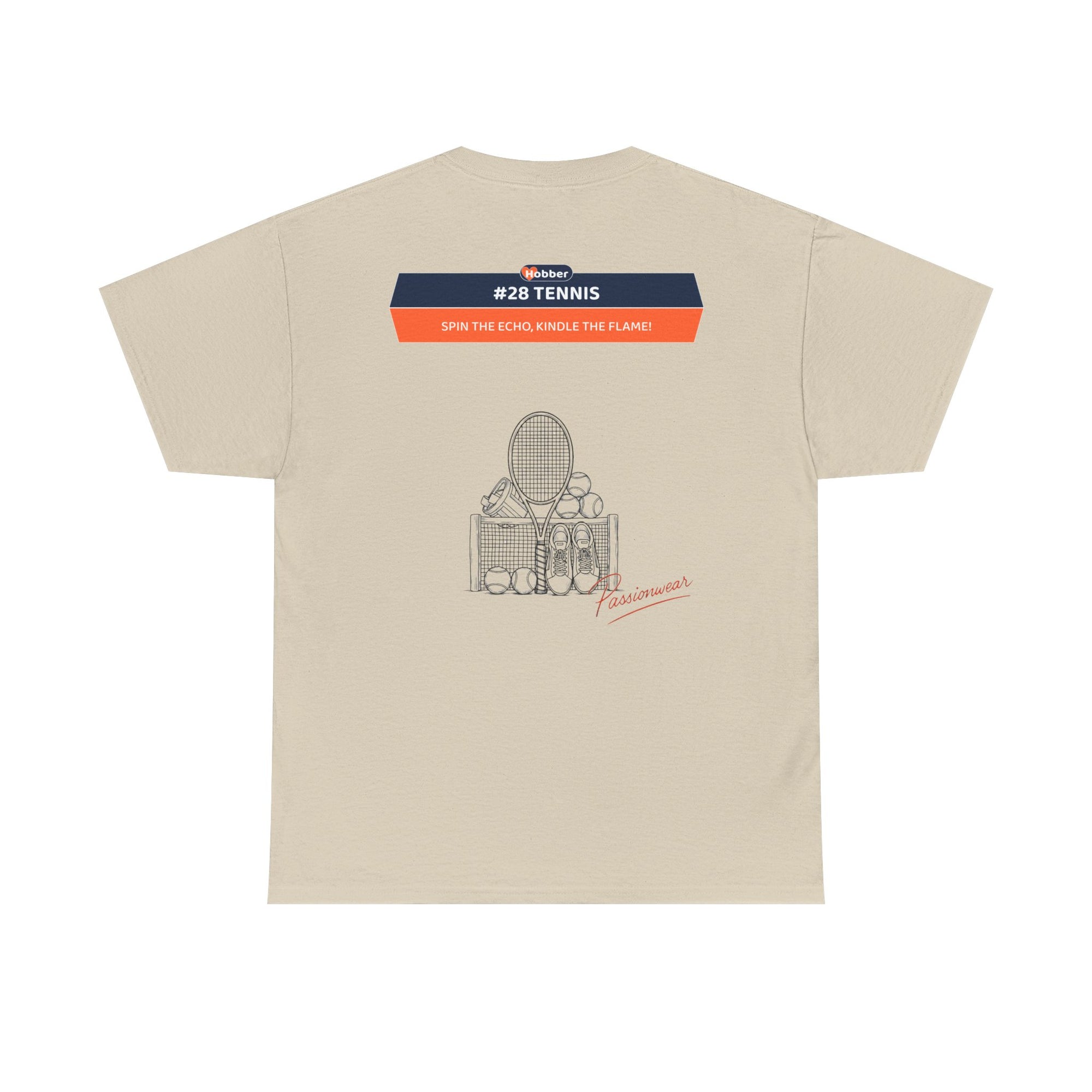 Hobber Unisex Sports & Adventure T-Shirt, #28 Tennis
