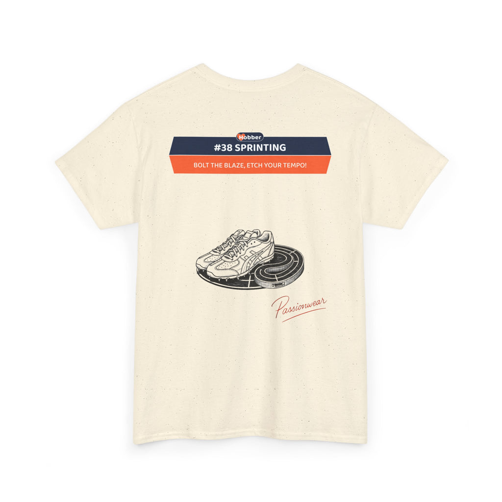 Hobber Mens Sports & Adventure T-Shirt, #38 Sprinting