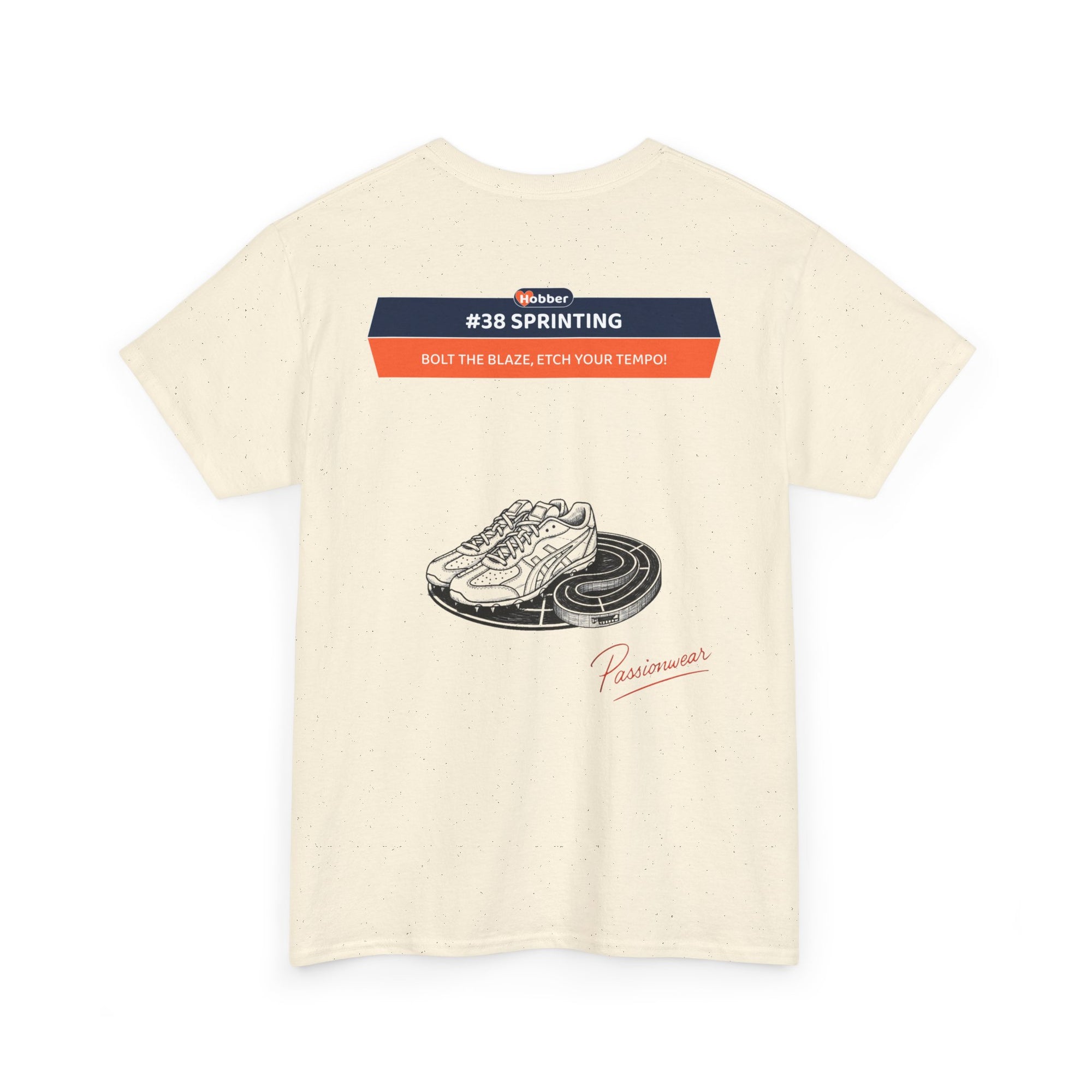 Hobber Mens Sports & Adventure T-Shirt, #38 Sprinting