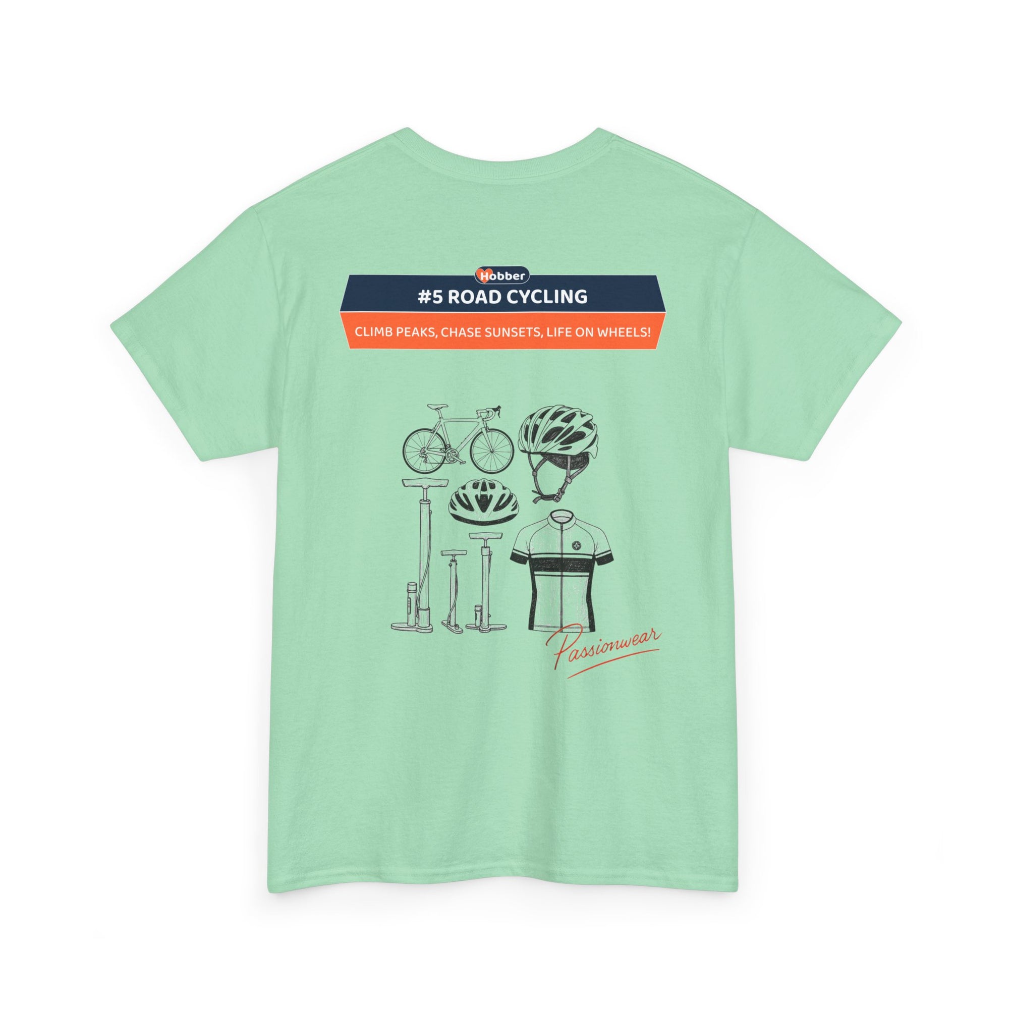 Hobber Unisex Sports & Adventure T-Shirt, #5 Road cycling