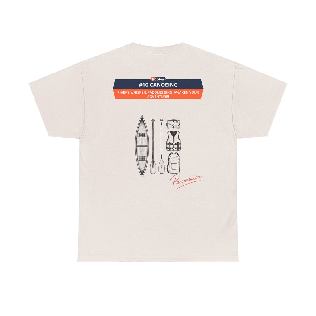 Hobber Unisex Sports & Adventure T-Shirt, #10 Canoeing
