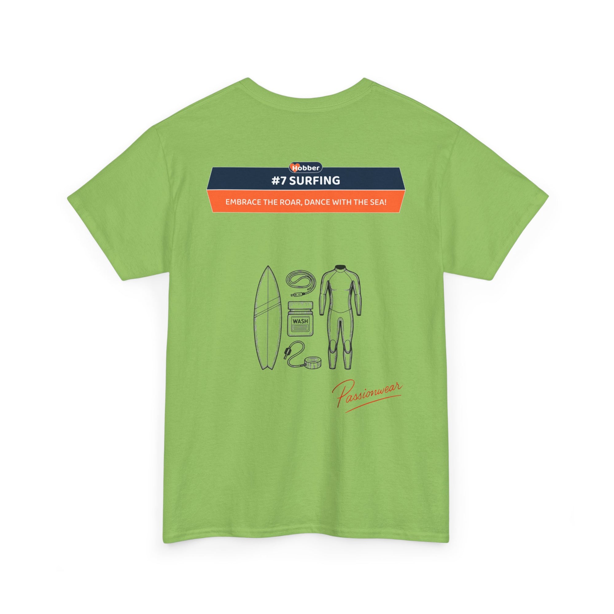 Hobber Mens Sports & Adventure T-Shirt, #7 Surfing