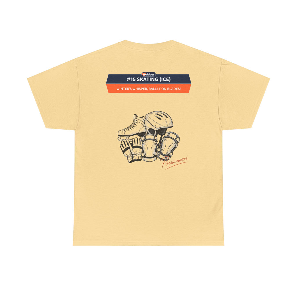 Hobber Unisex Sports & Adventure T-Shirt, #15 Skating (Ice)