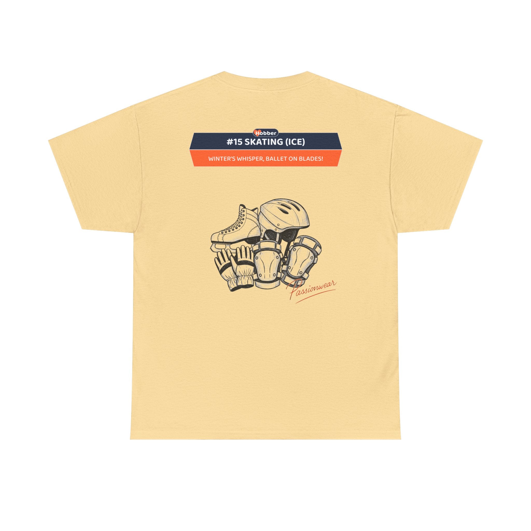 Hobber Unisex Sports & Adventure T-Shirt, #15 Skating (Ice)