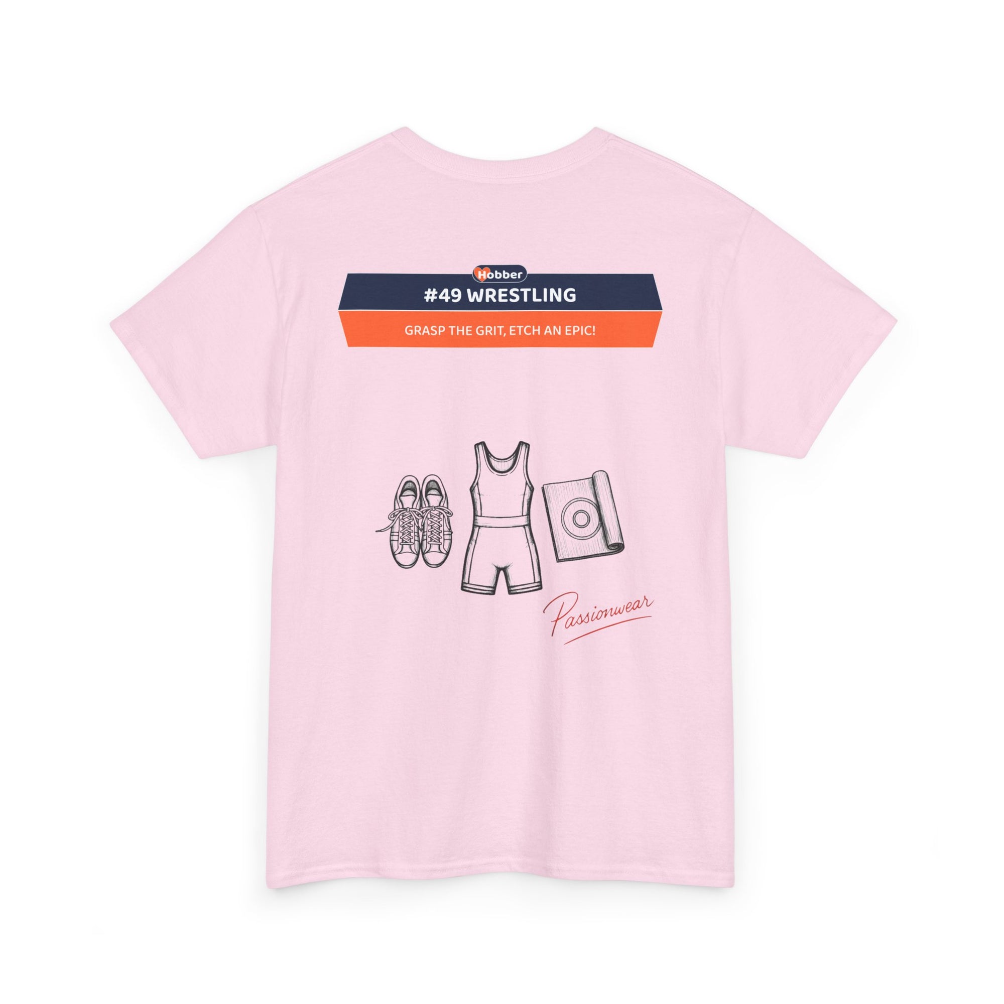 Hobber Mens Sports & Adventure T-Shirt, #49 Wrestling