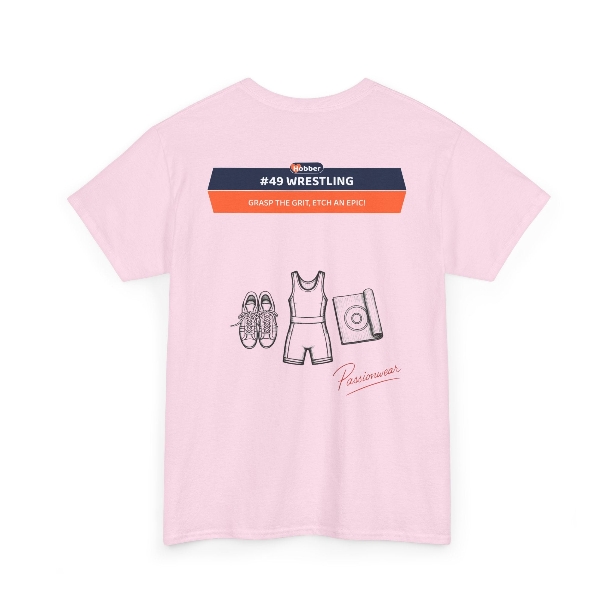 Hobber Mens Sports & Adventure T-Shirt, #49 Wrestling