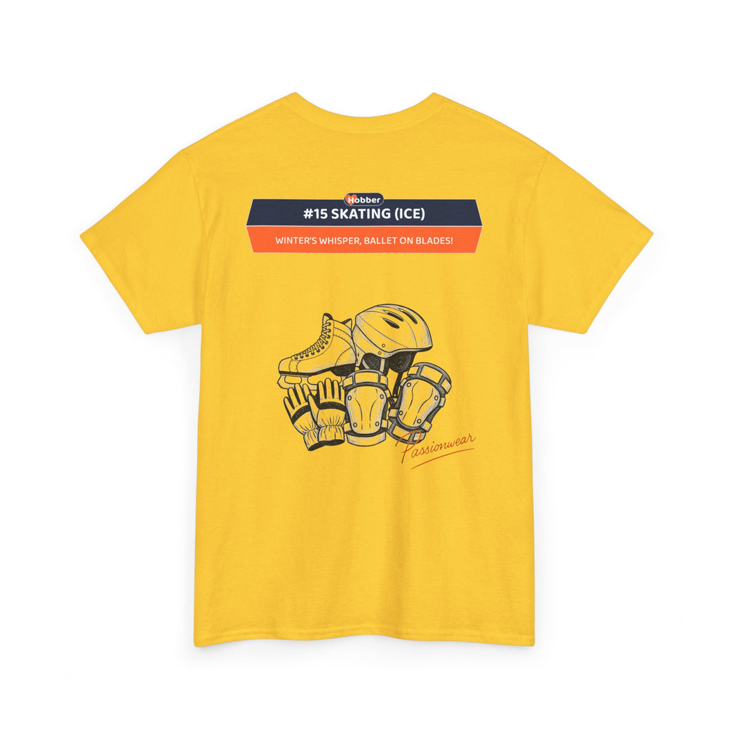Hobber Unisex Sports & Adventure T-Shirt, #15 Skating (Ice)