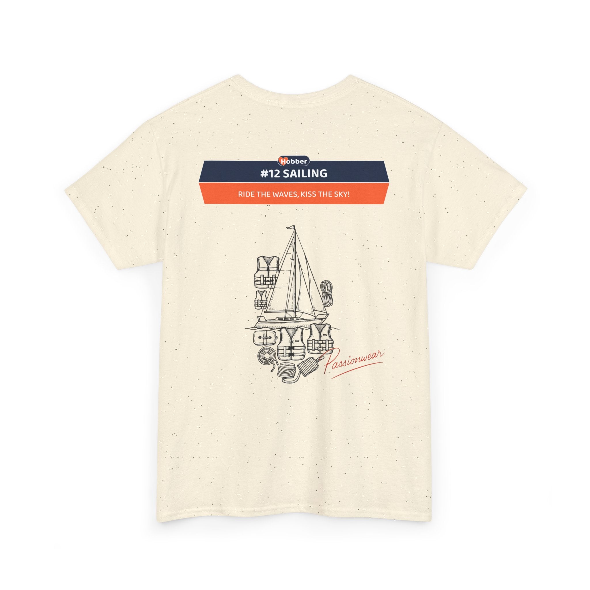 Hobber Unisex Sports & Adventure T-Shirt, #12 Sailing
