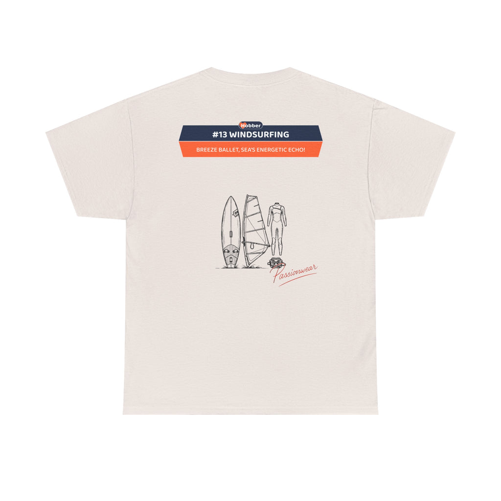 Hobber Mens Sports & Adventure T-Shirt, #13 Windsurfing