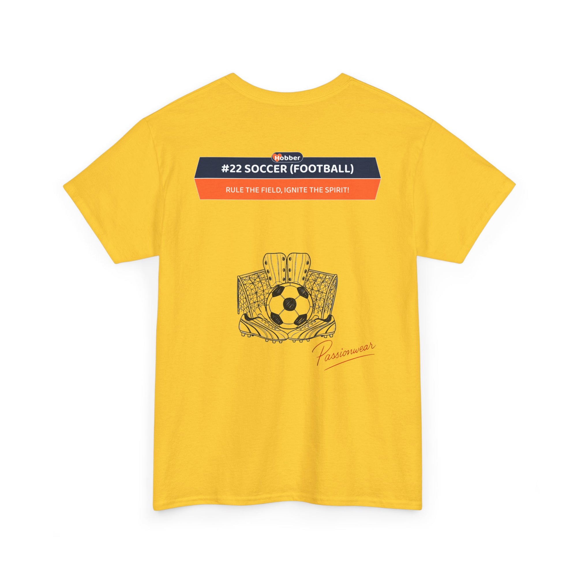 Hobber Mens Sports & Adventure T-Shirt, #22 Soccer (Football)