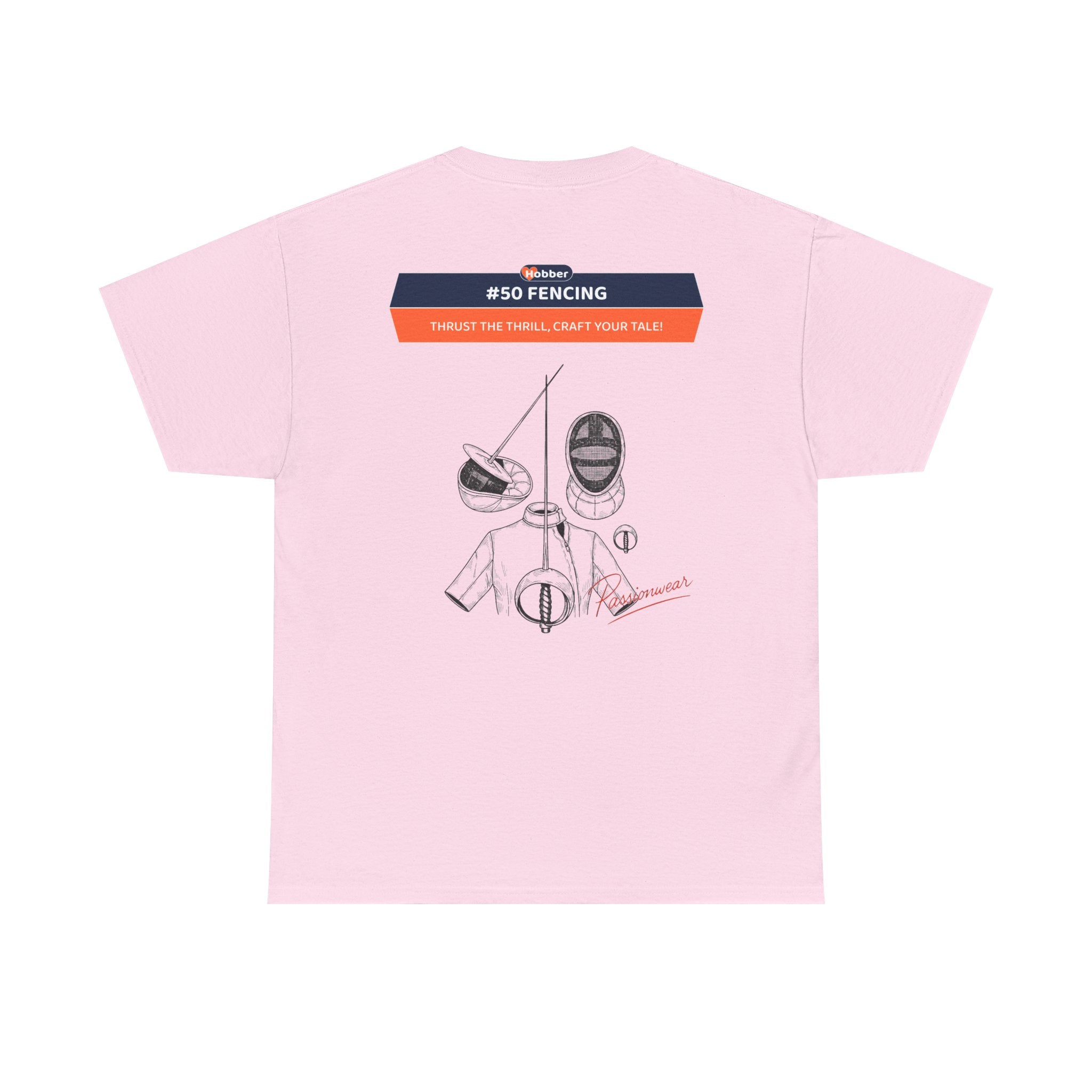 Hobber Mens Sports & Adventure T-Shirt, #50 Fencing