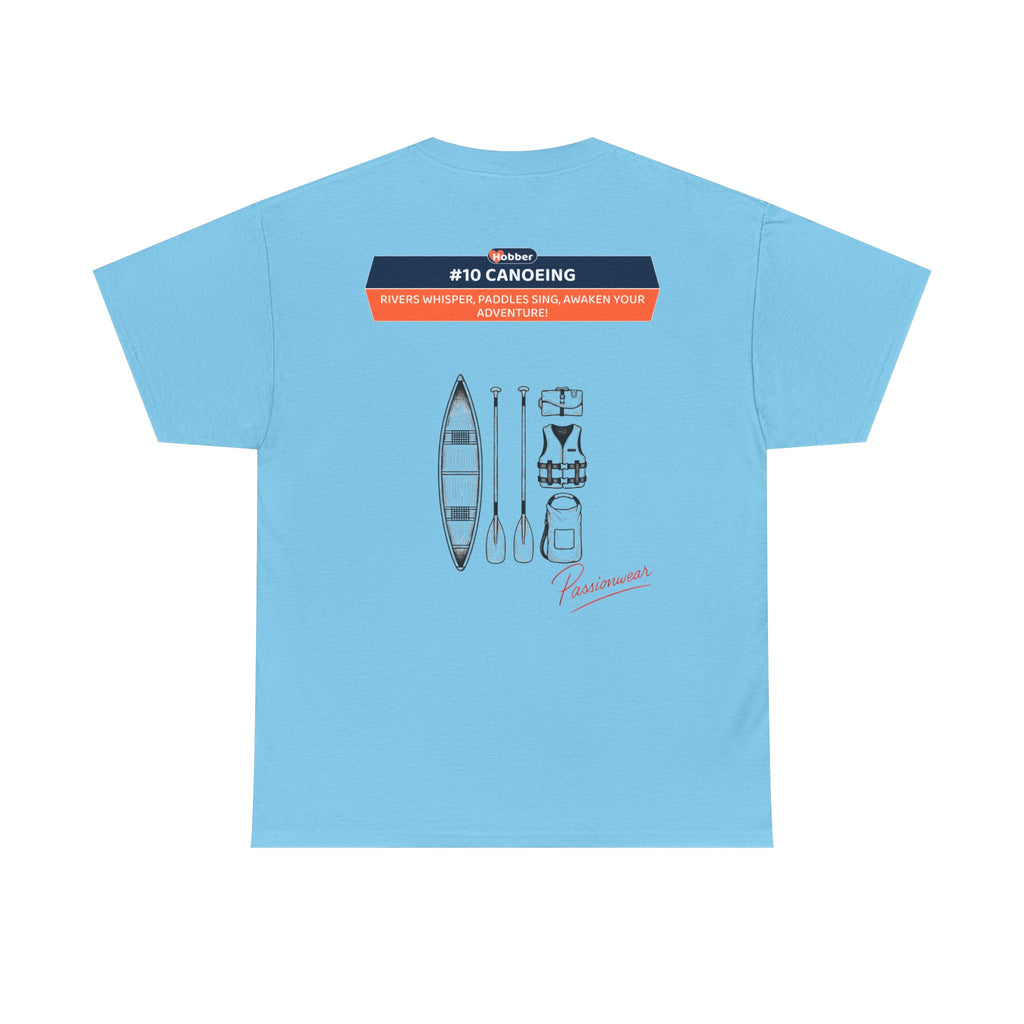 Hobber Unisex Sports & Adventure T-Shirt, #10 Canoeing