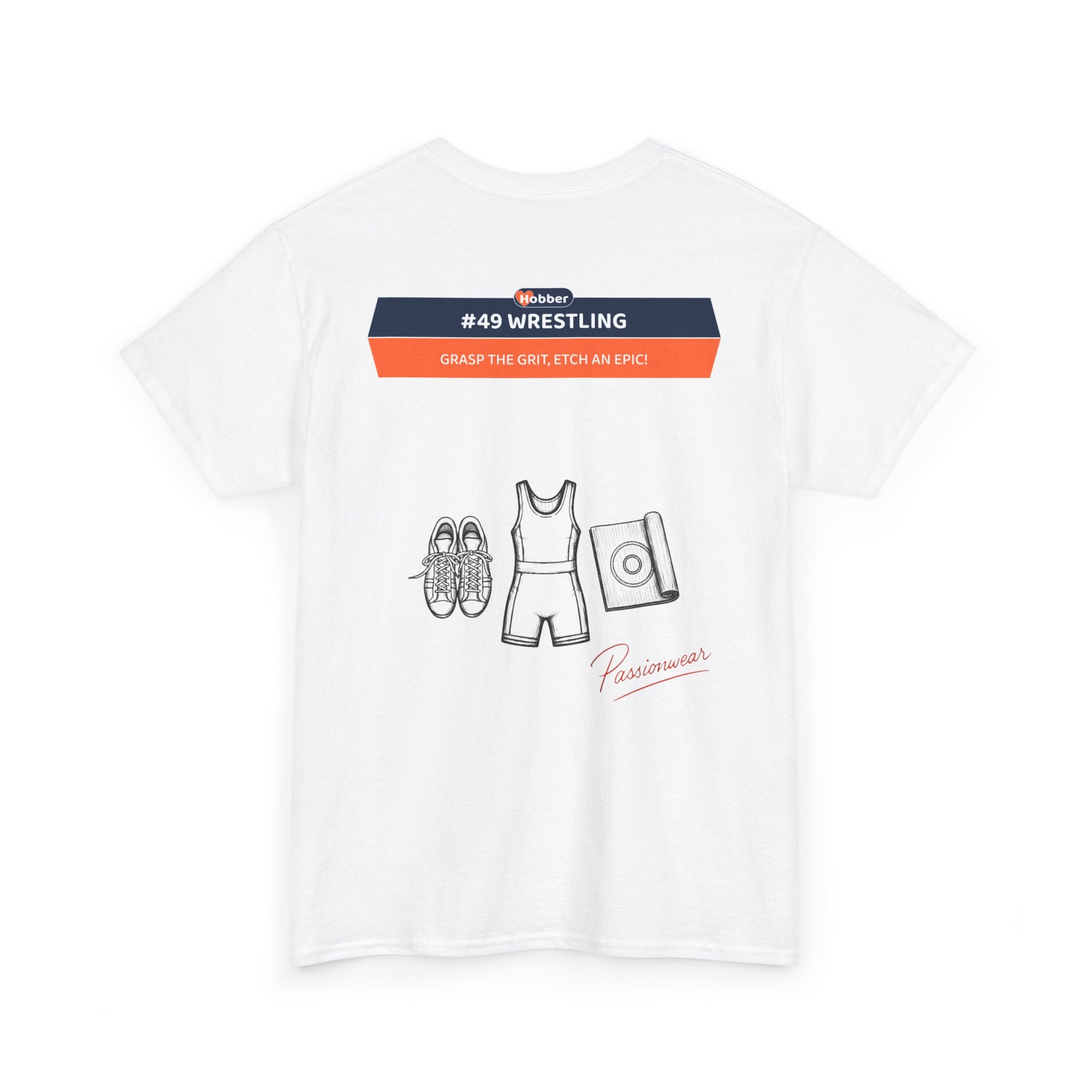 Hobber Mens Sports & Adventure T-Shirt, #49 Wrestling