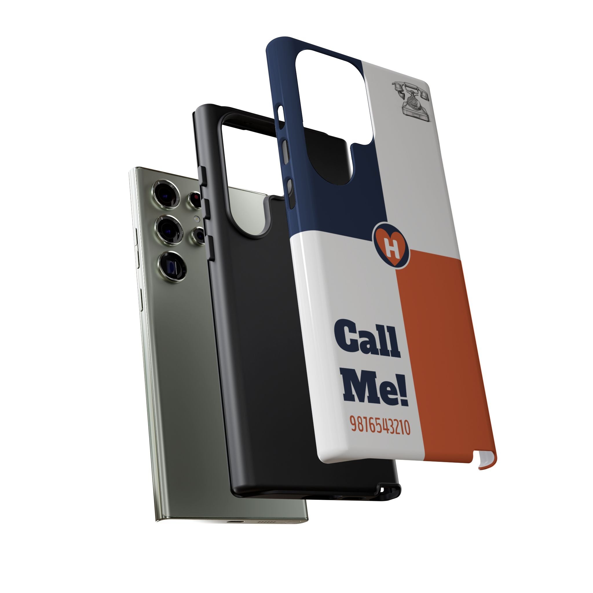 Hobber CallMe: Stylish Phone Case for Tough Protection, Customizable Cover, Durable Design