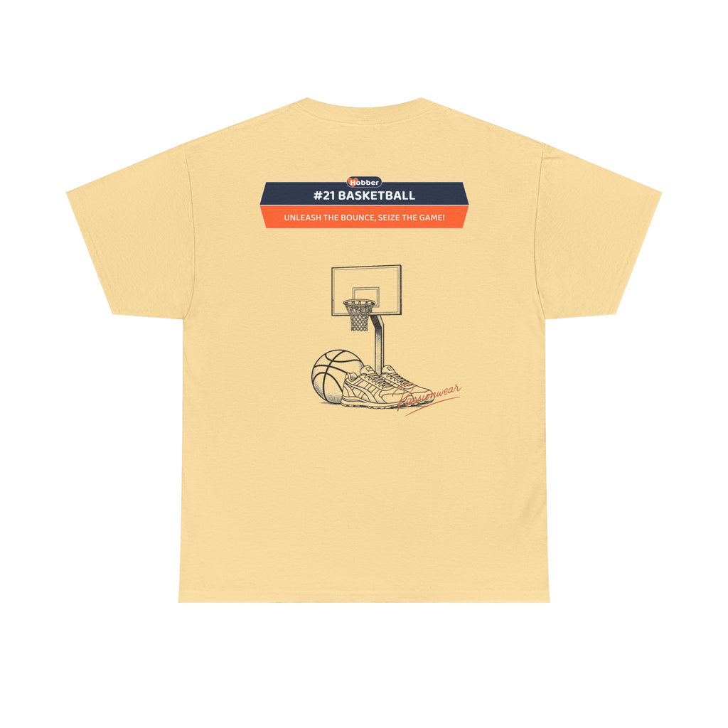 Hobber Mens Sports & Adventure T-Shirt, #21 Basketball
