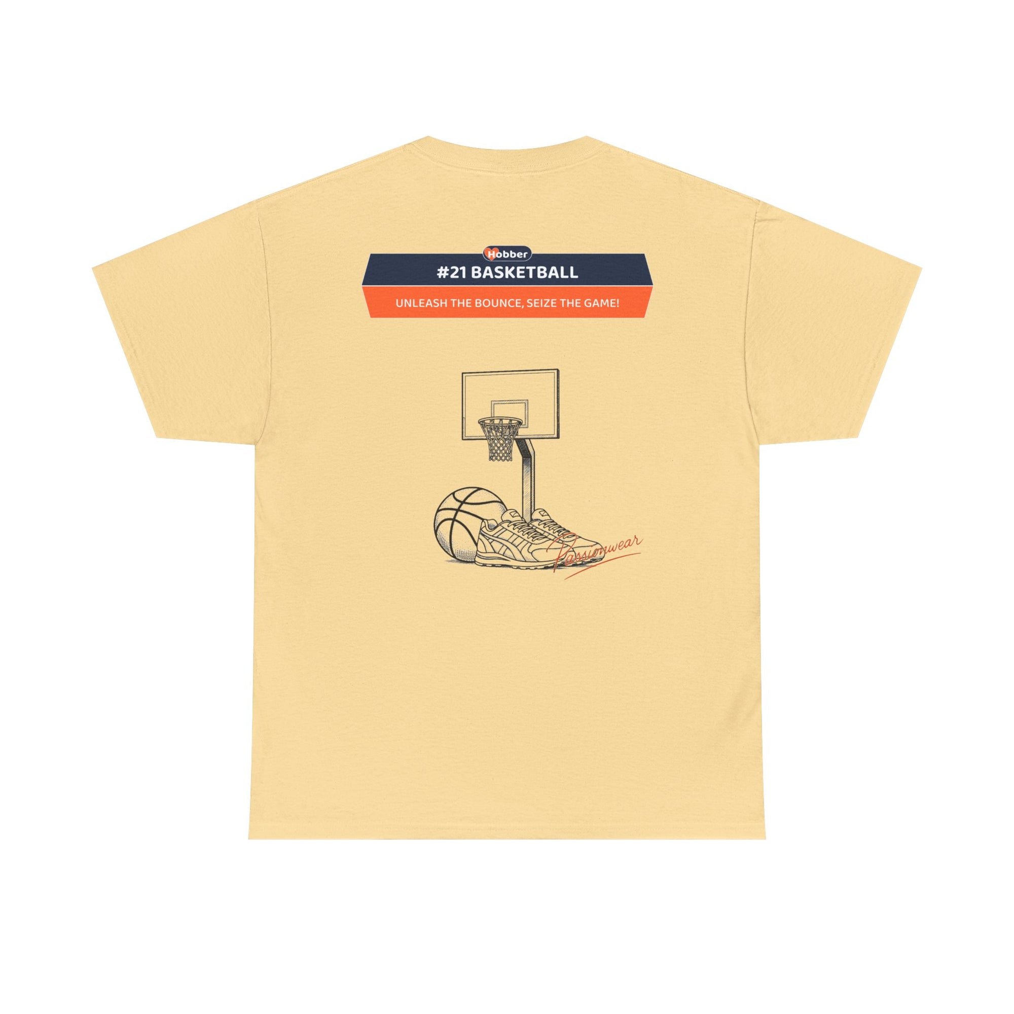 Hobber Mens Sports & Adventure T-Shirt, #21 Basketball