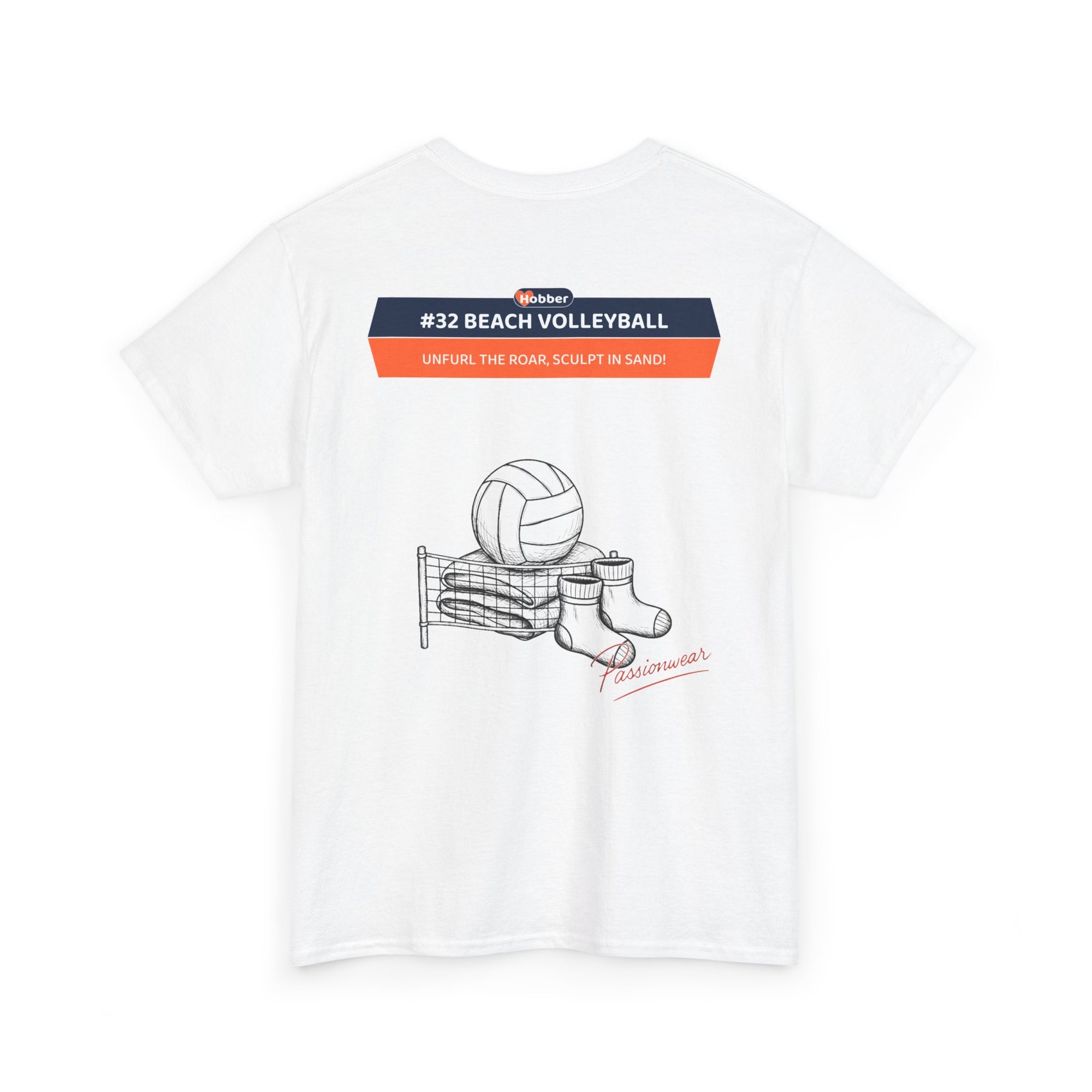 Hobber Unisex Sports & Adventure T-Shirt, #32 Beach volleyball