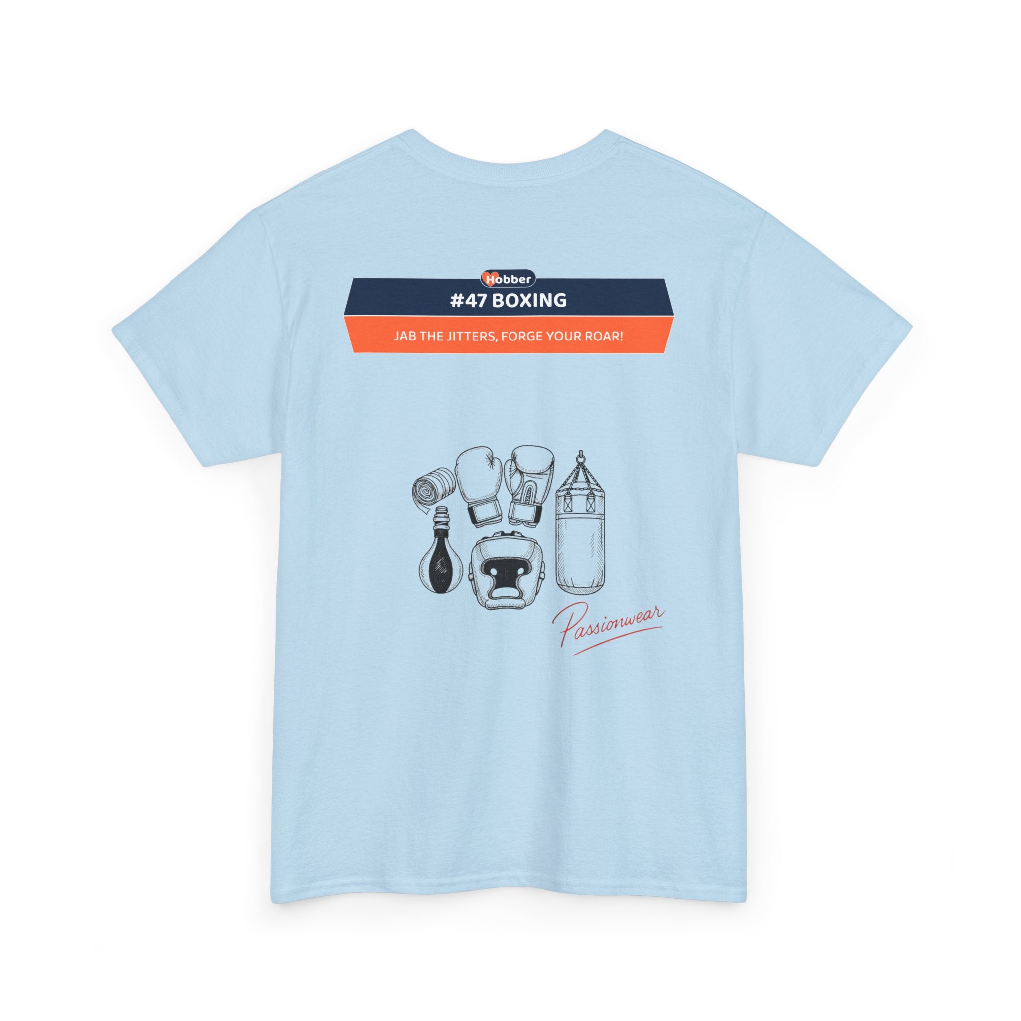 Hobber Mens Sports & Adventure T-Shirt, #47 Boxing