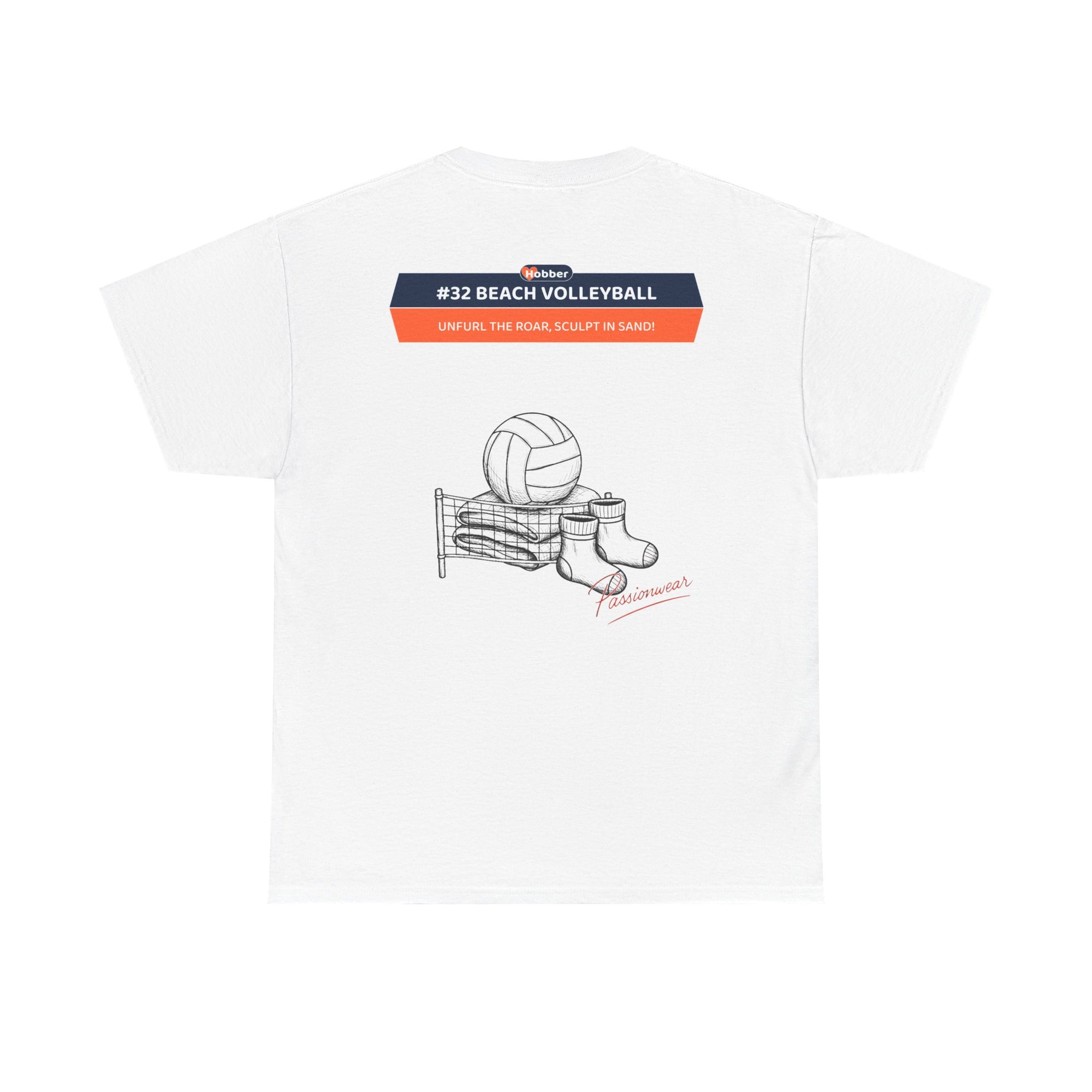 Hobber Unisex Sports & Adventure T-Shirt, #32 Beach volleyball
