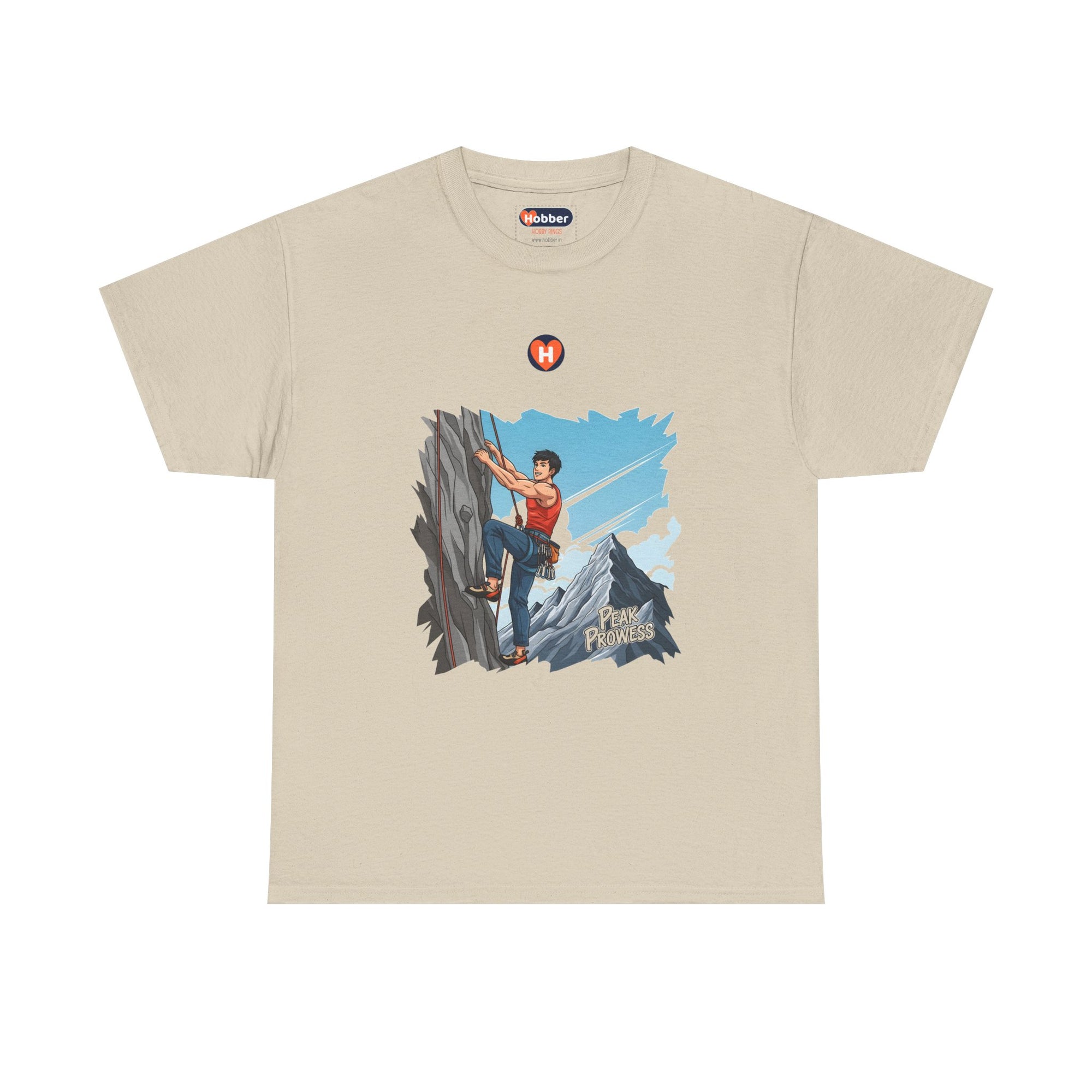 Hobber Mens Sports & Adventure T-Shirt, #43 Climbing (Rock)