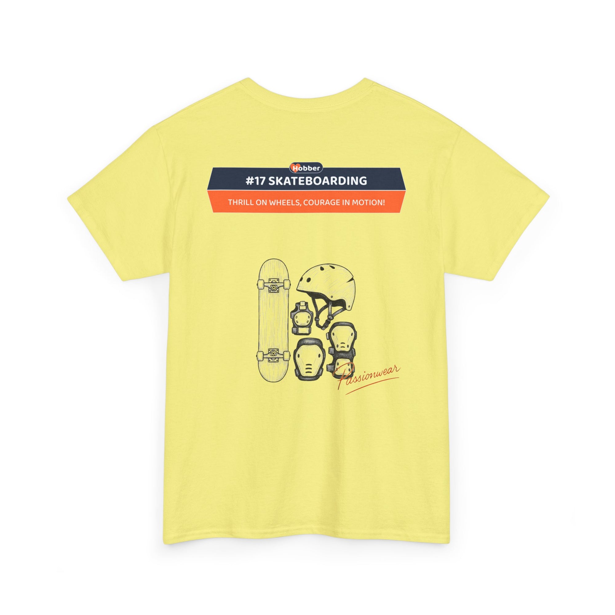 Hobber Mens Sports & Adventure T-Shirt, #17 Skateboarding