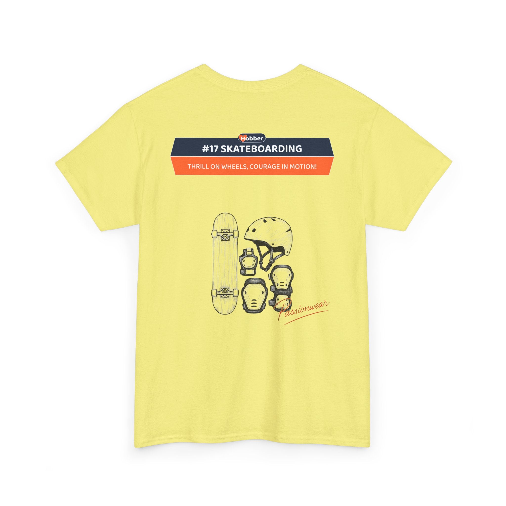 Hobber Mens Sports & Adventure T-Shirt, #17 Skateboarding