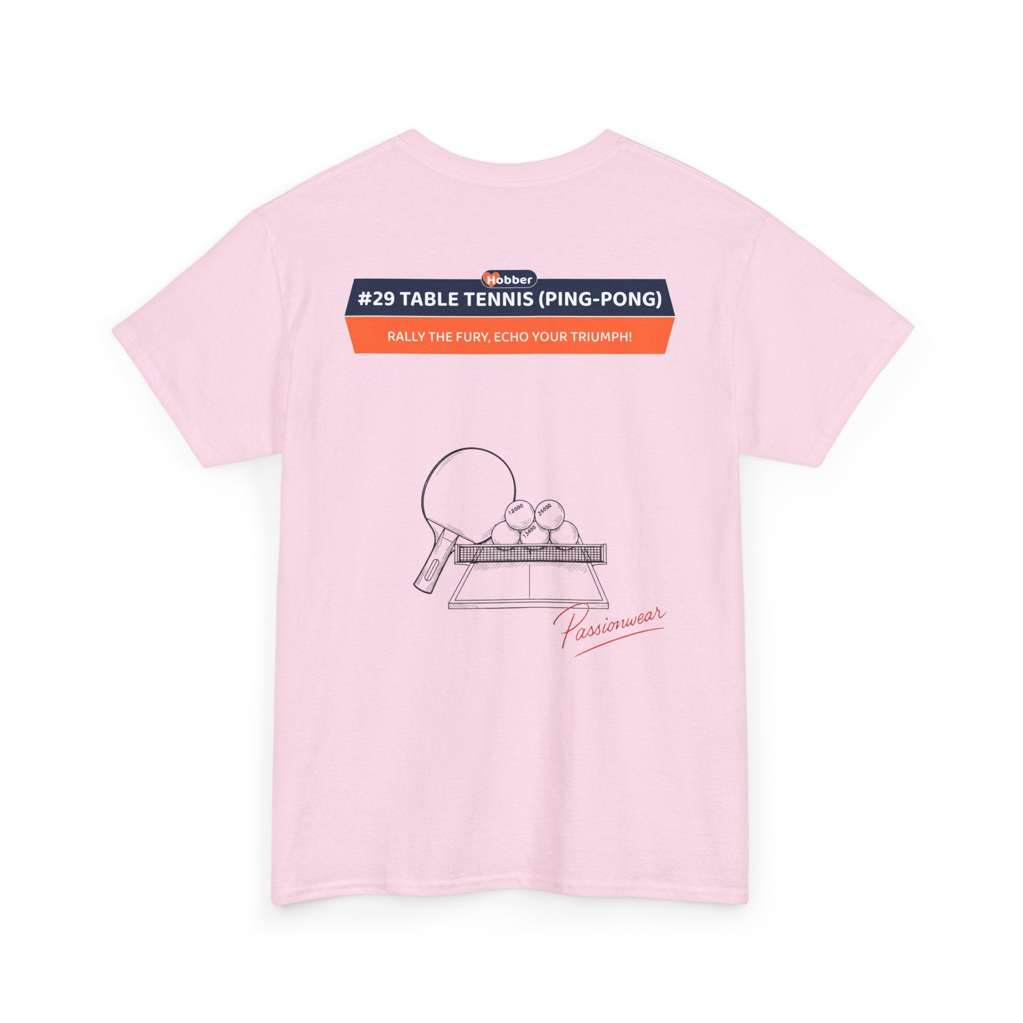 Hobber Unisex Sports & Adventure T-Shirt, #29 Table tennis (Ping-pong)