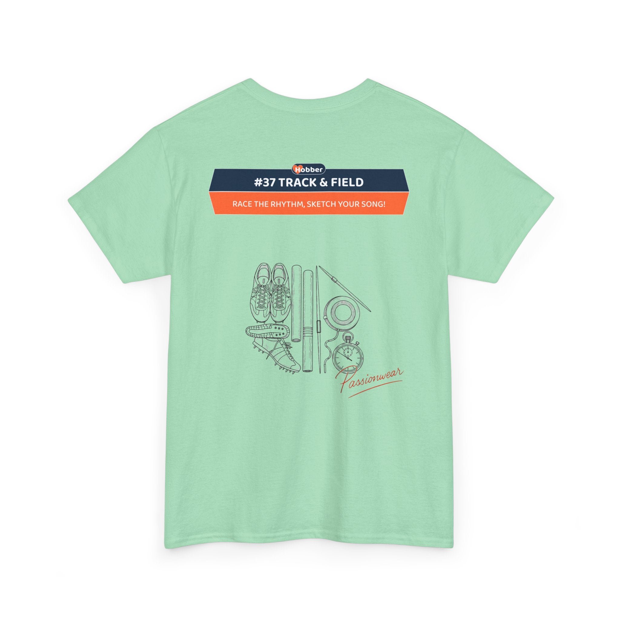 Hobber Mens Sports & Adventure T-Shirt, #37 Track & field