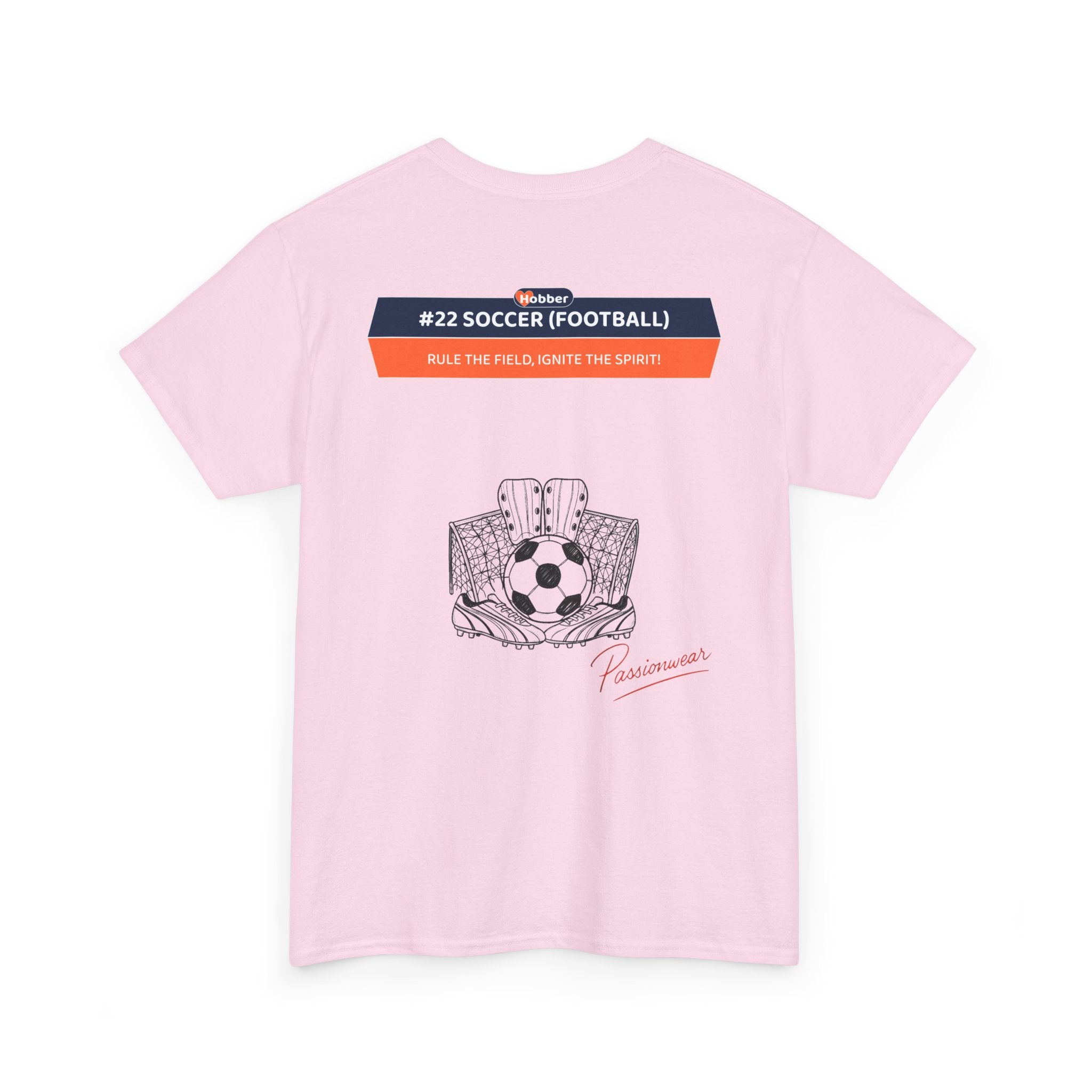 Hobber Mens Sports & Adventure T-Shirt, #22 Soccer (Football)
