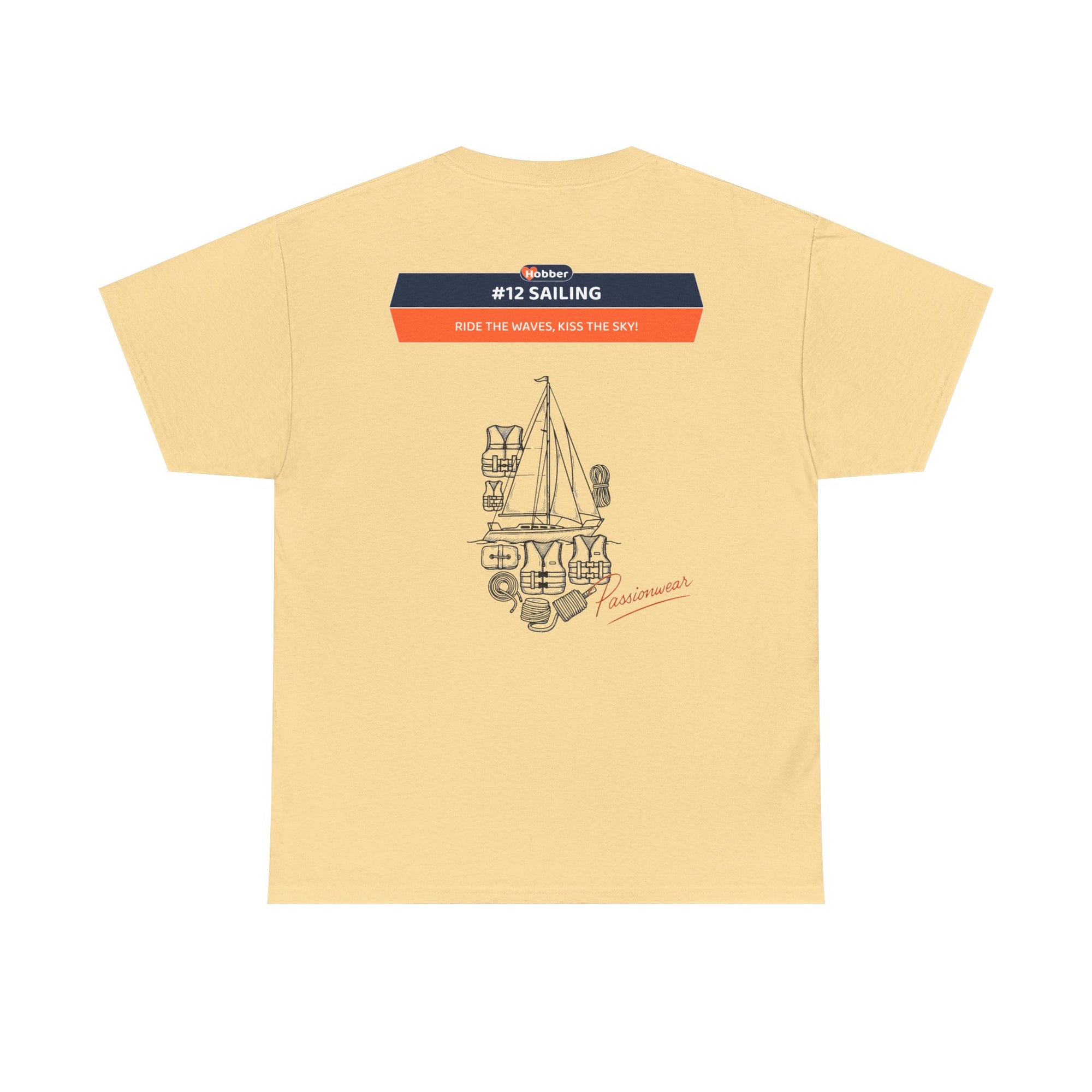 Hobber Unisex Sports & Adventure T-Shirt, #12 Sailing