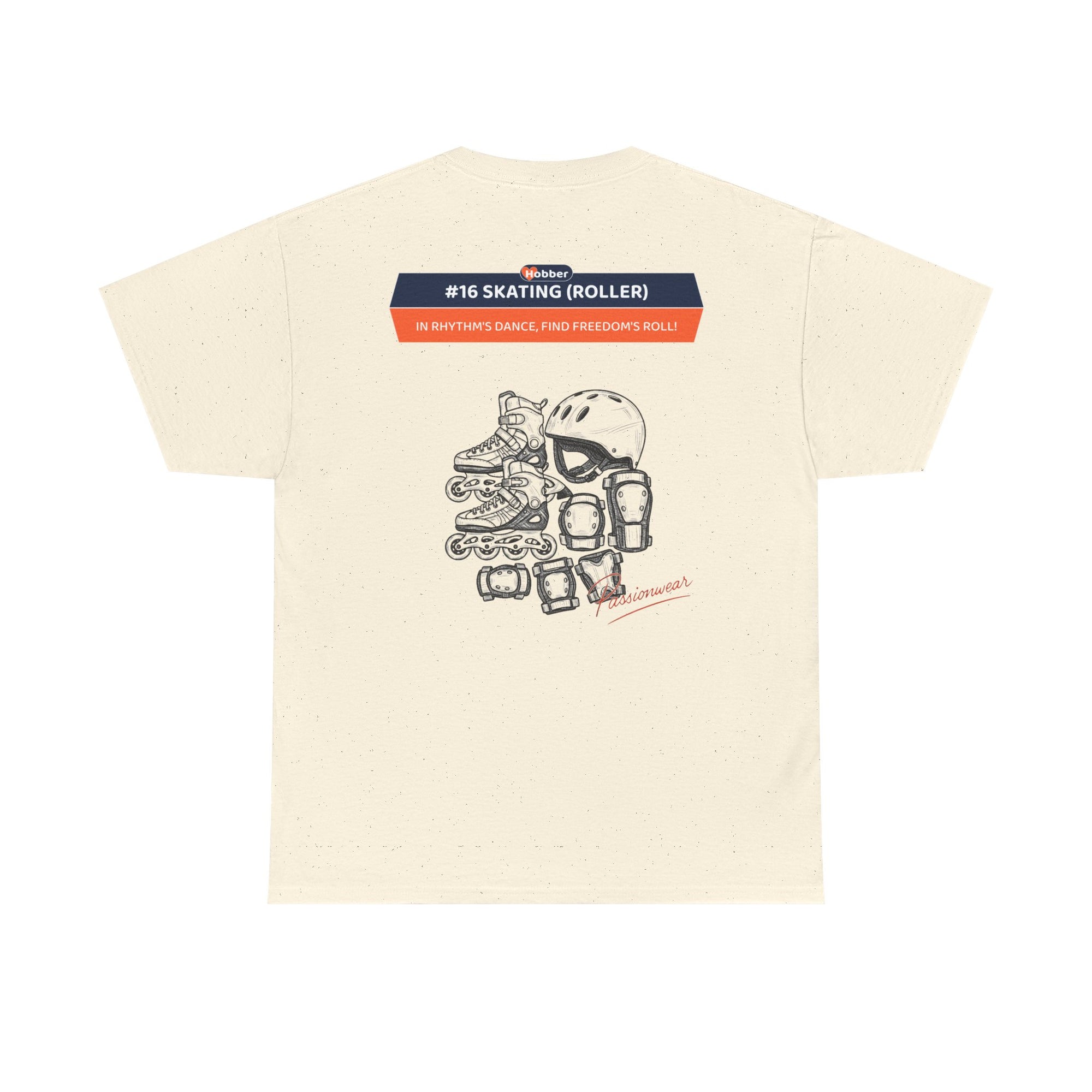Hobber Unisex Sports & Adventure T-Shirt, #16 Skating (Roller)